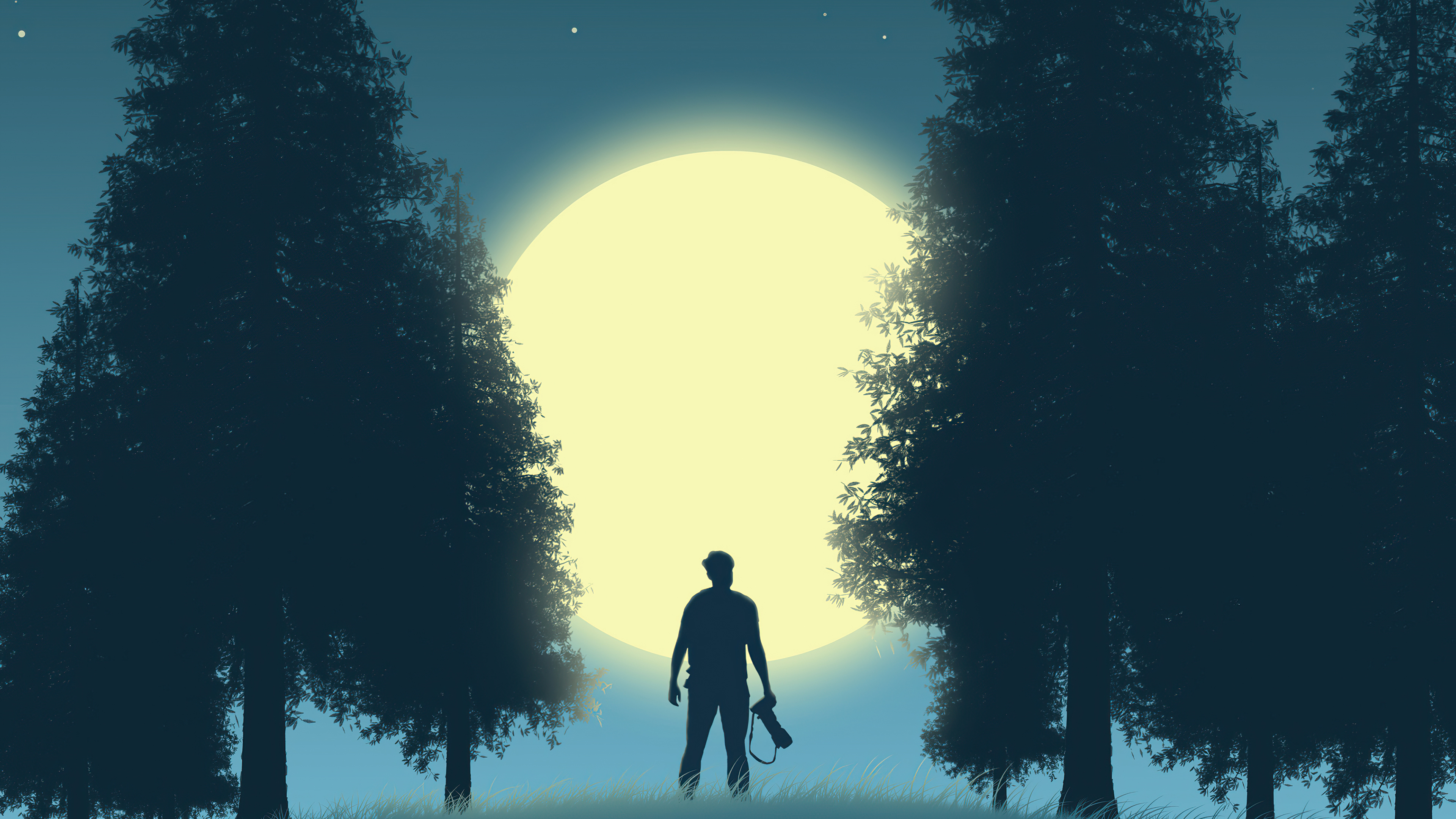 Lonely Photographer Minimal, HD Artist, 4k Wallpaper, Image, Background, Photo and Picture