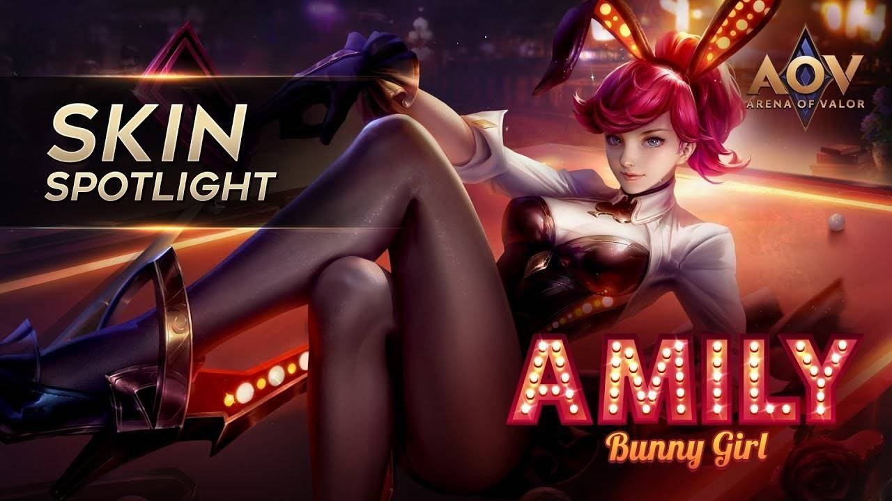 Amily Bunny Girl Skin Spotlight AOV (Arena of Valor)