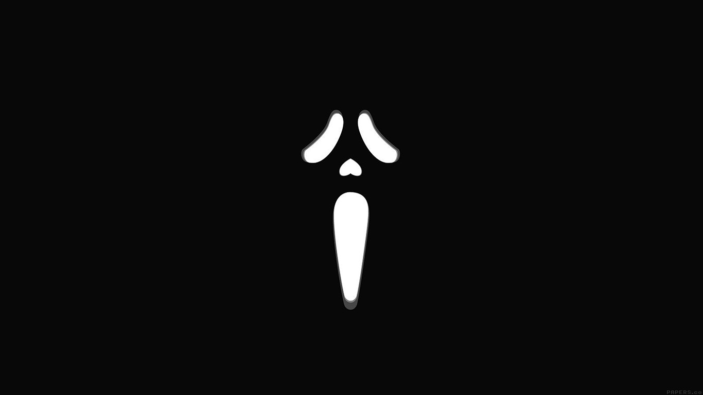 wallpaper for desktop, laptop. scream film dark illust minimal