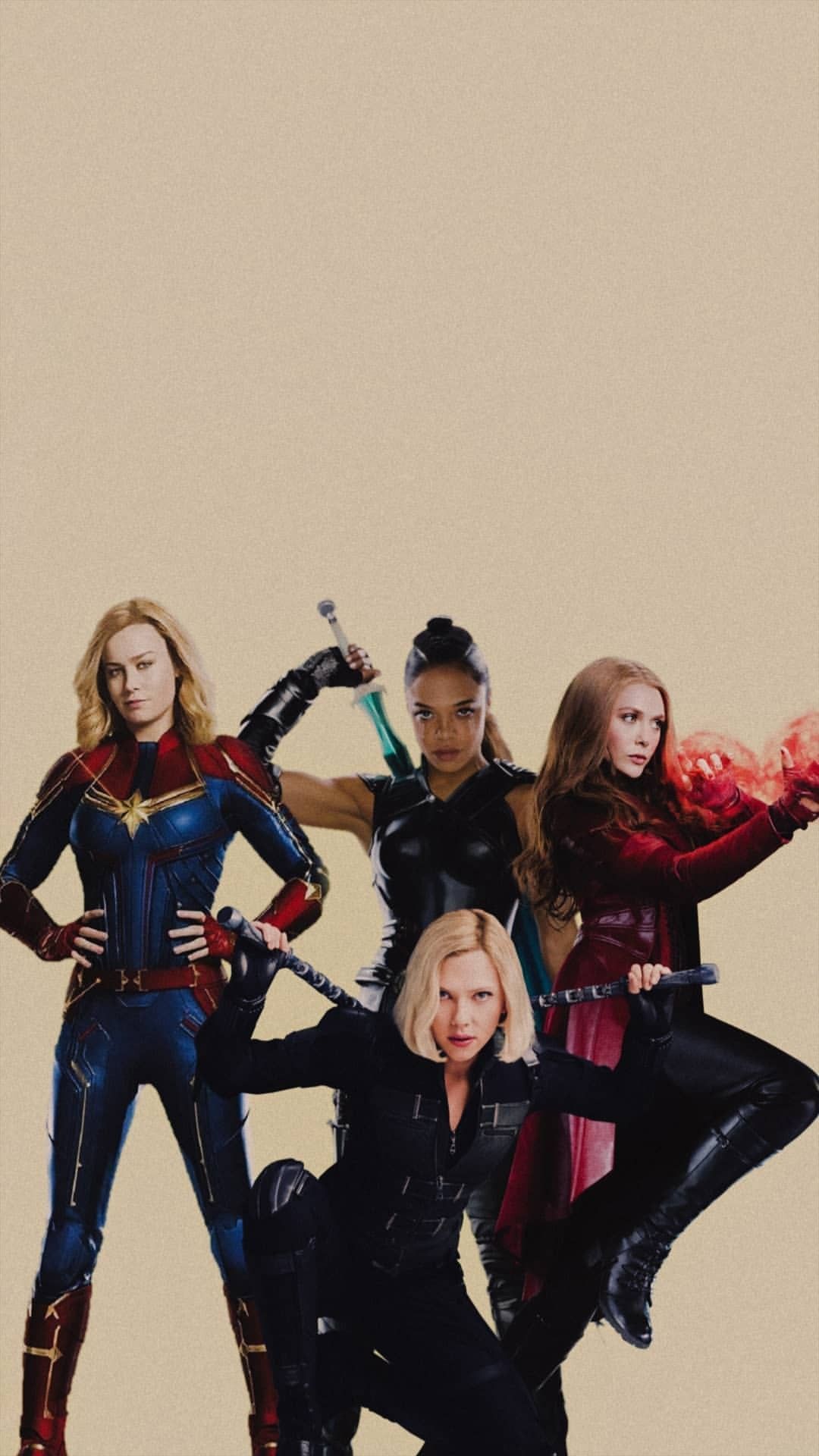 Cap marvel, valkyrie, black widow and scarlet witch. Marvel vingadores, Marvel, Vingadores