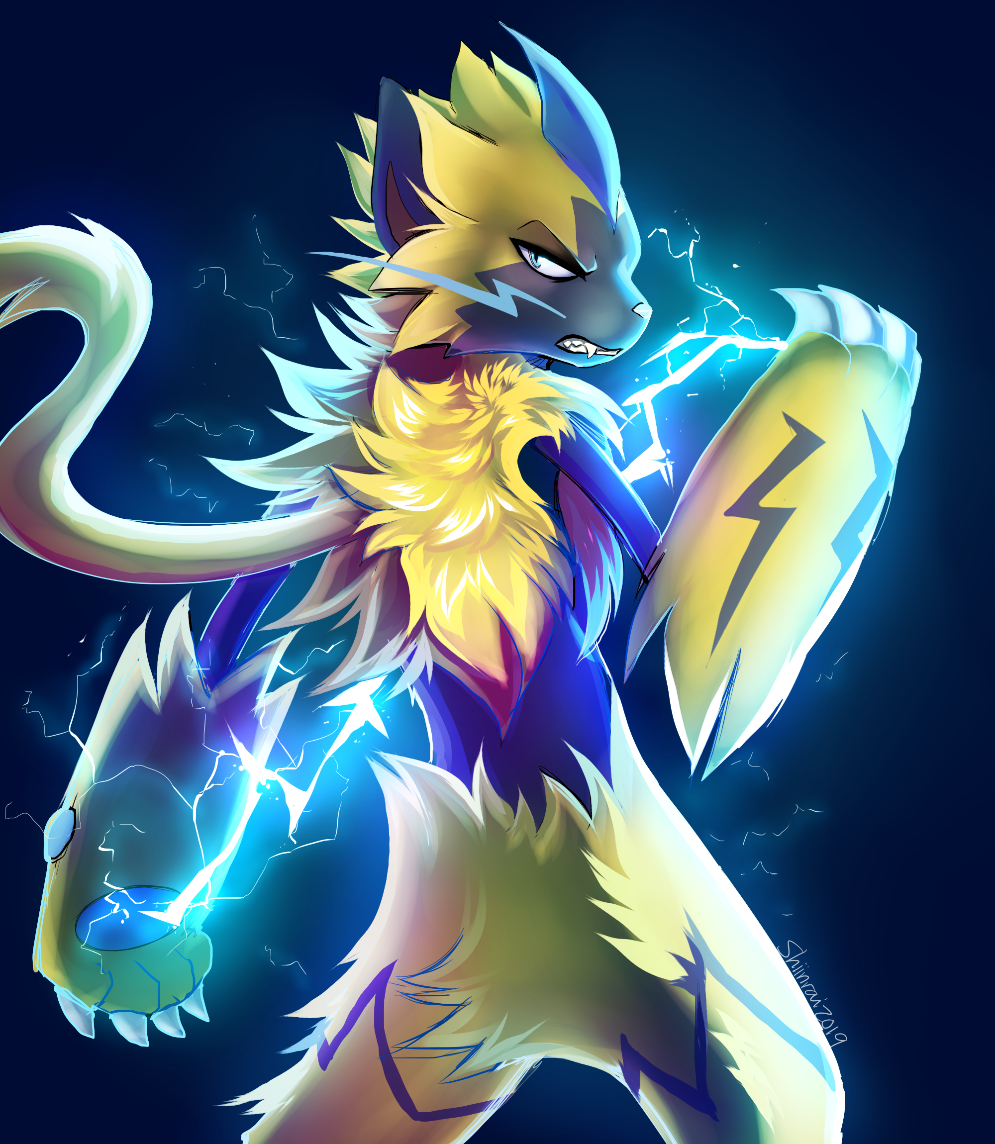 Zeraora. Cool pokemon wallpaper, Pokemon rayquaza, Cute pokemon wallpaper