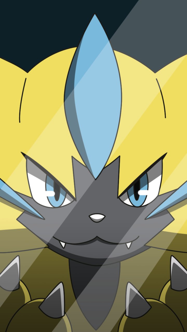 All0412 ✪émon Mobile Wallpaper: Zeraora #FanArt #Shiny #Alola