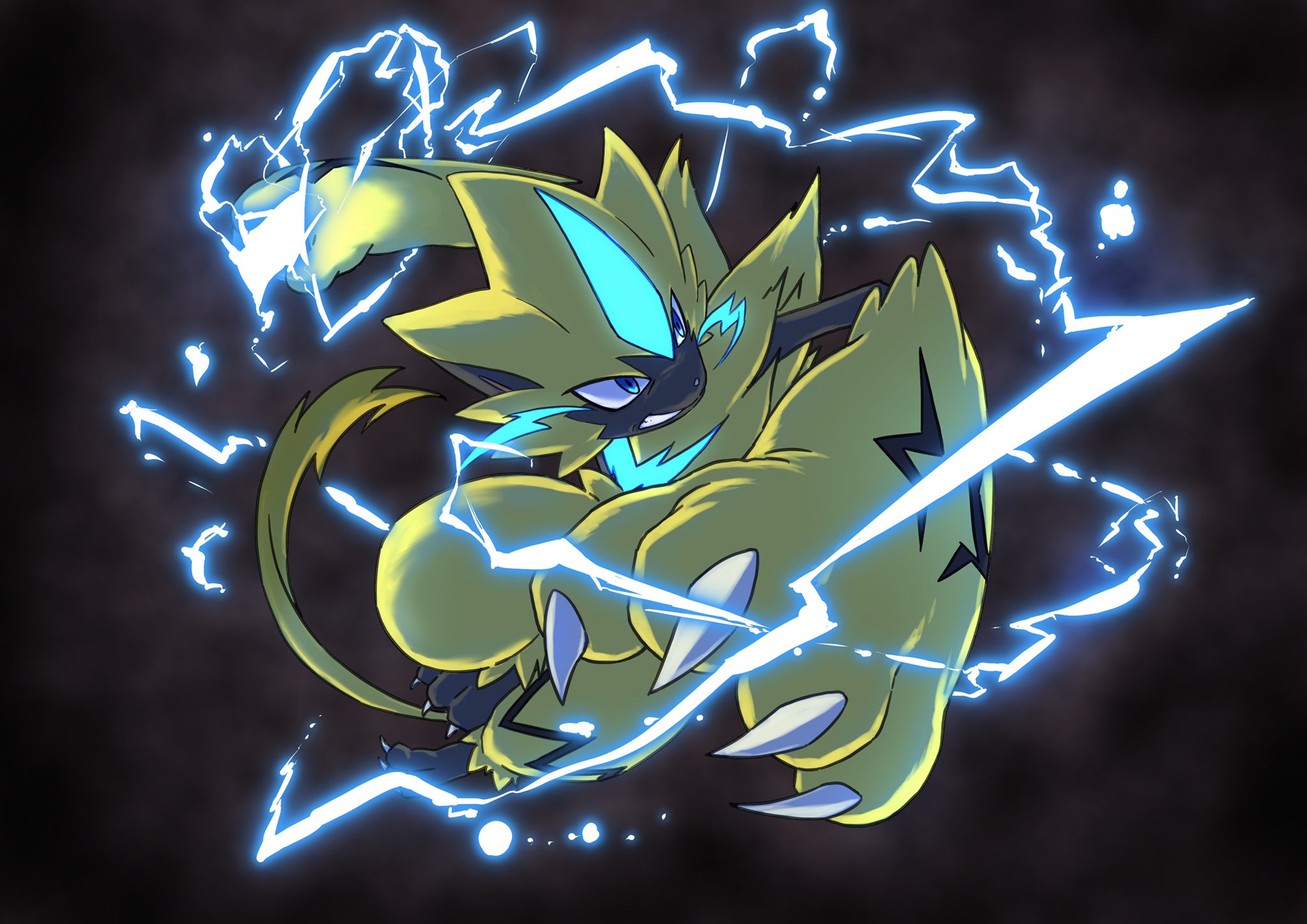 zeraora (pokemon) drawn by ia_(ilwmael9)
