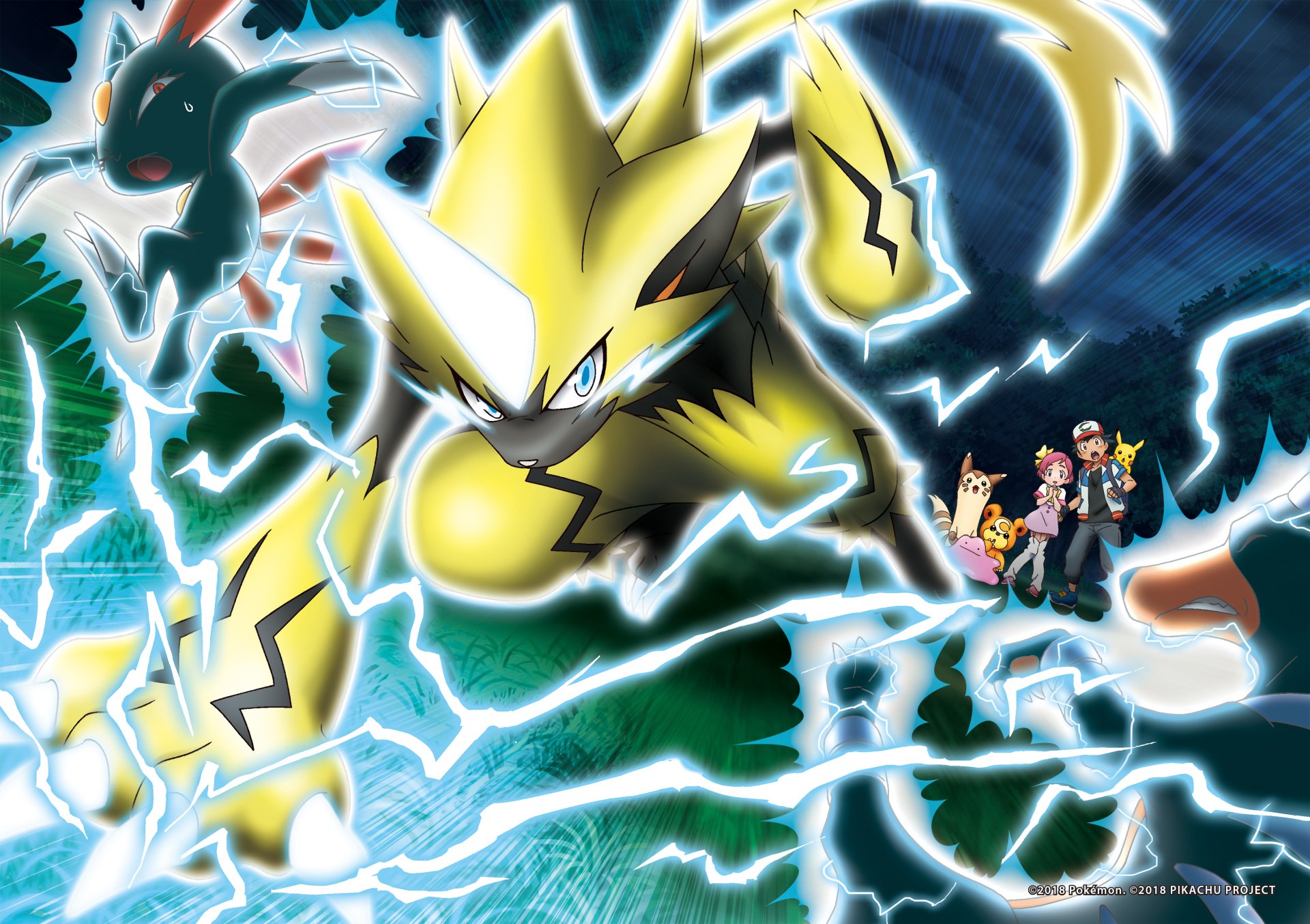 Anime Pokémon The Movie: The Power of Us HD Wallpaper
