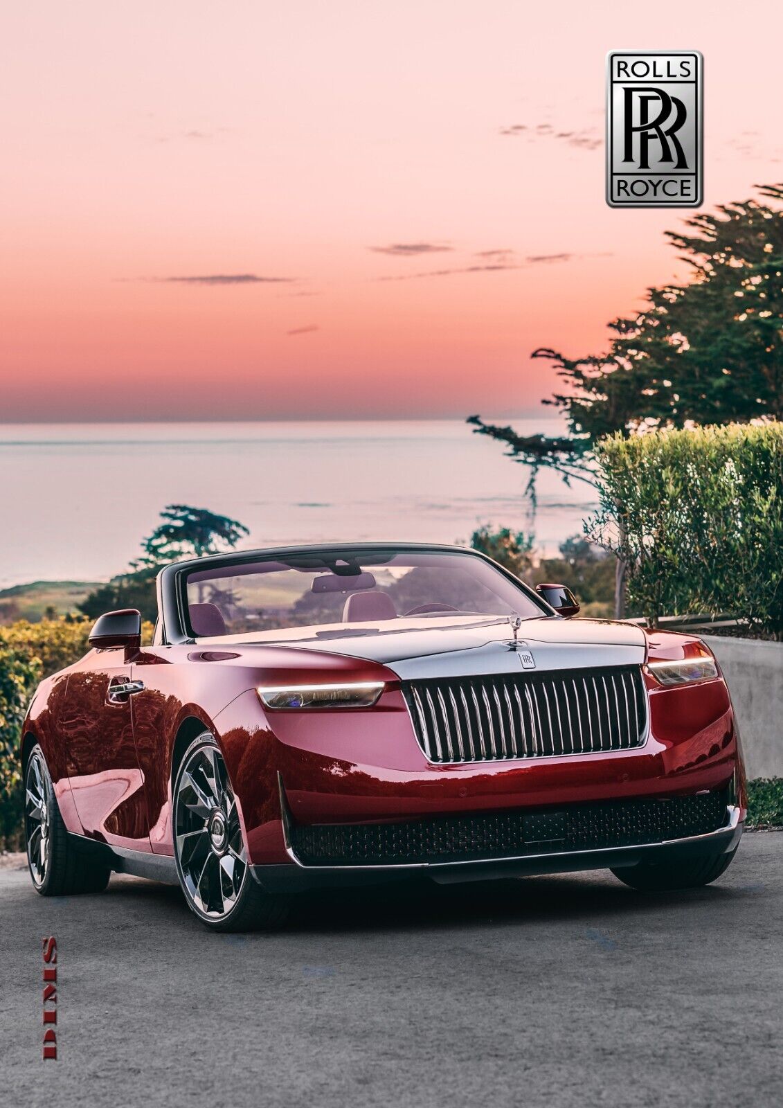 Rolls Royce La Rose Noire Droptail Press Kit Brochure A4 Magazine NO DVD USB PDF