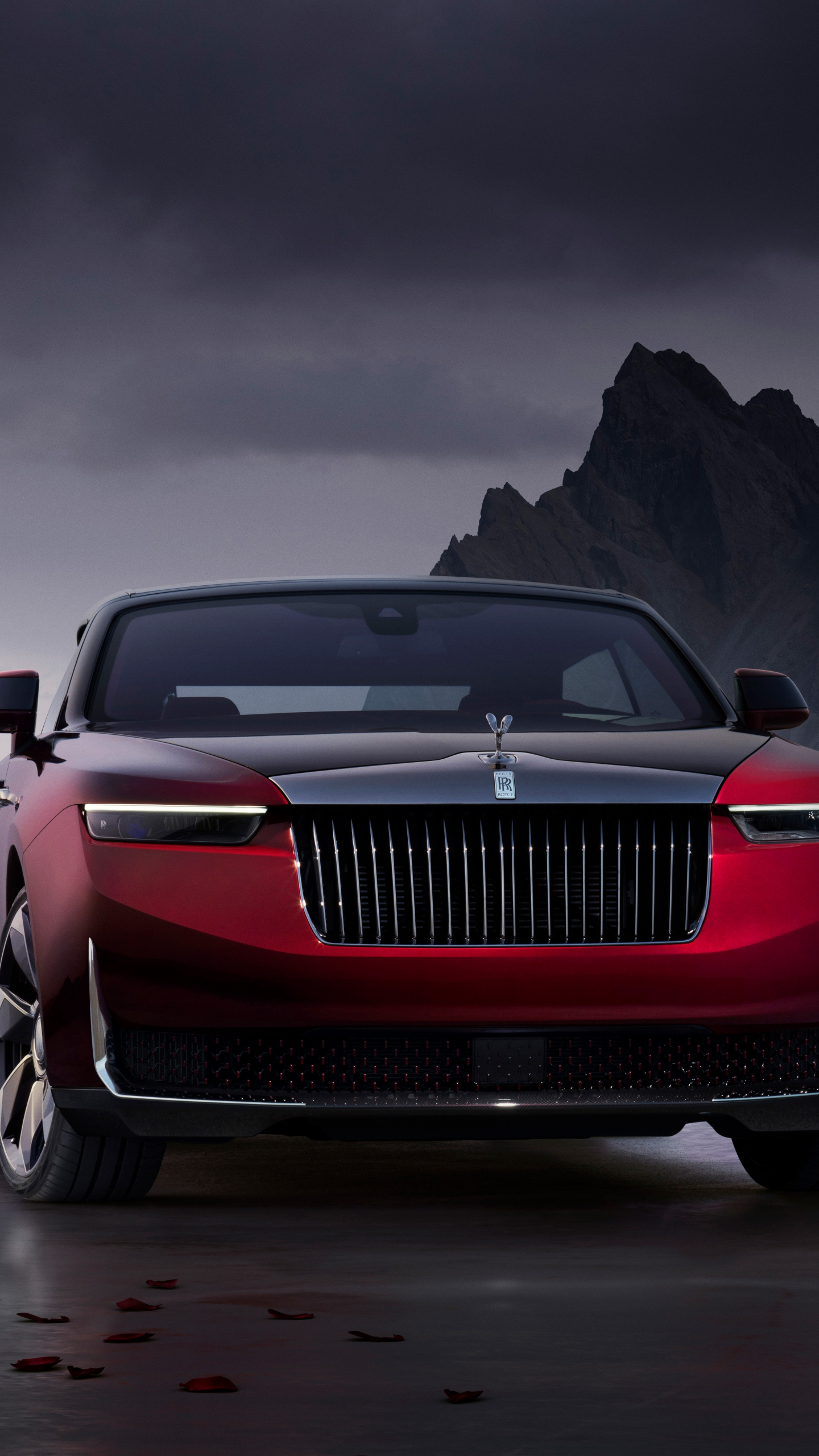 Download Wallpaper 1440x2560 Rolls Royce La Rose Noire Droptail, Luxury Car, 2023, Qhd Samsung Galaxy S6, S7, Edge, Note, Lg G4, 1440x2560 HD Background, 29923