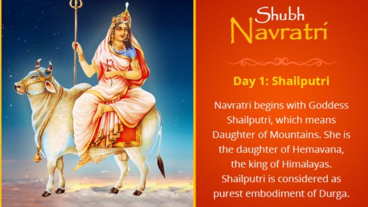 Happy Navratri 2020 Day 1: Take blessings of Goddess Shailputri; Know Puja Vidhi, Mantra and Aarti