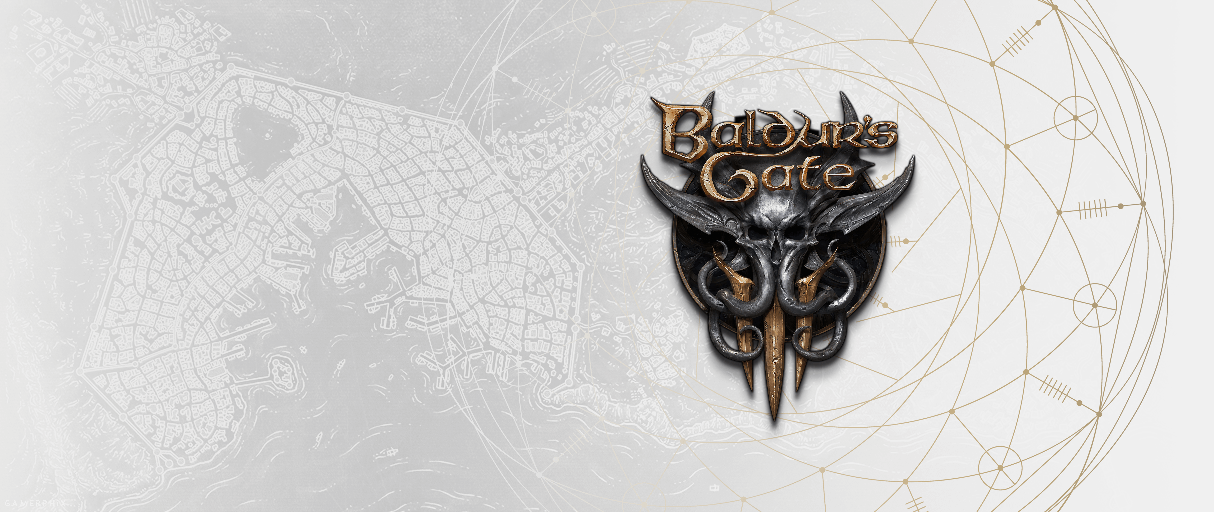 BG3's Gate Map 5120x2160 Wallpaper