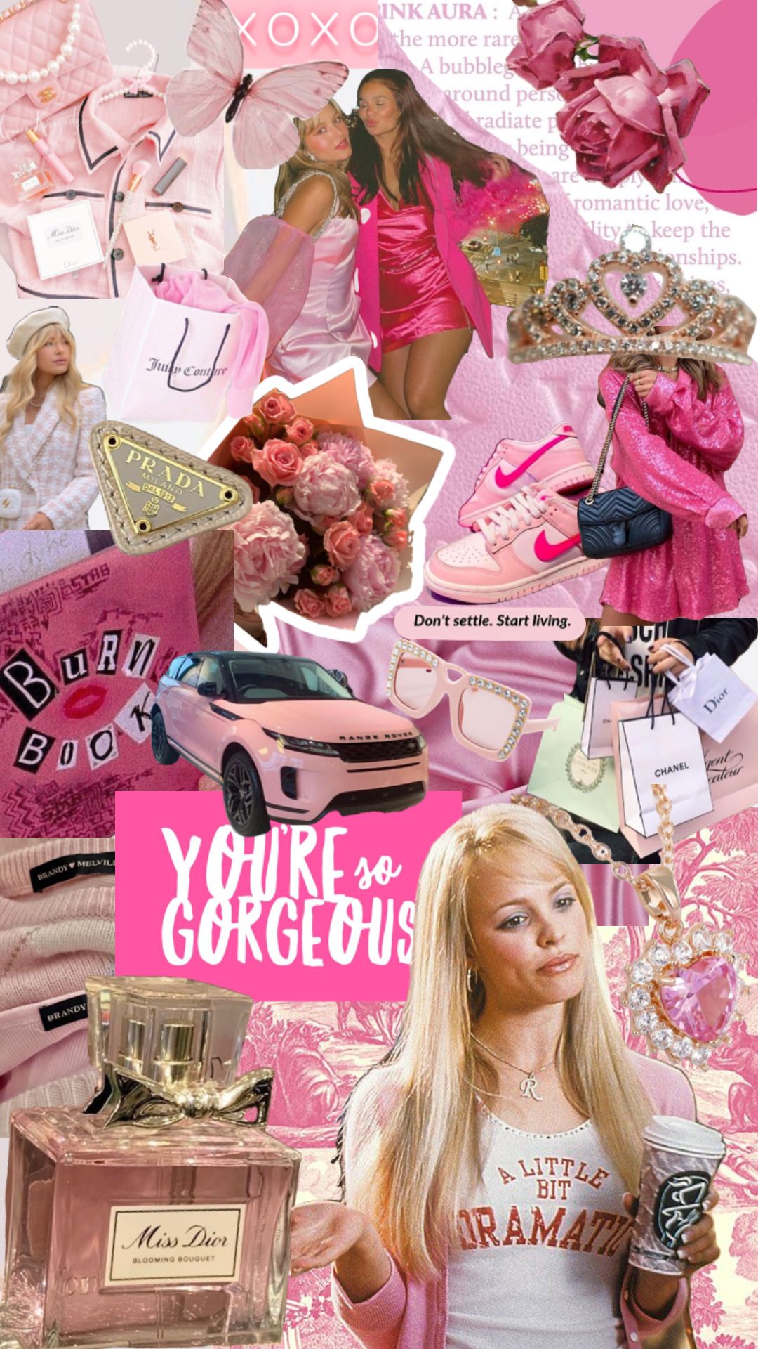 #pink #richgirlaesthetic #meangirls # wallpaper #aesthetic