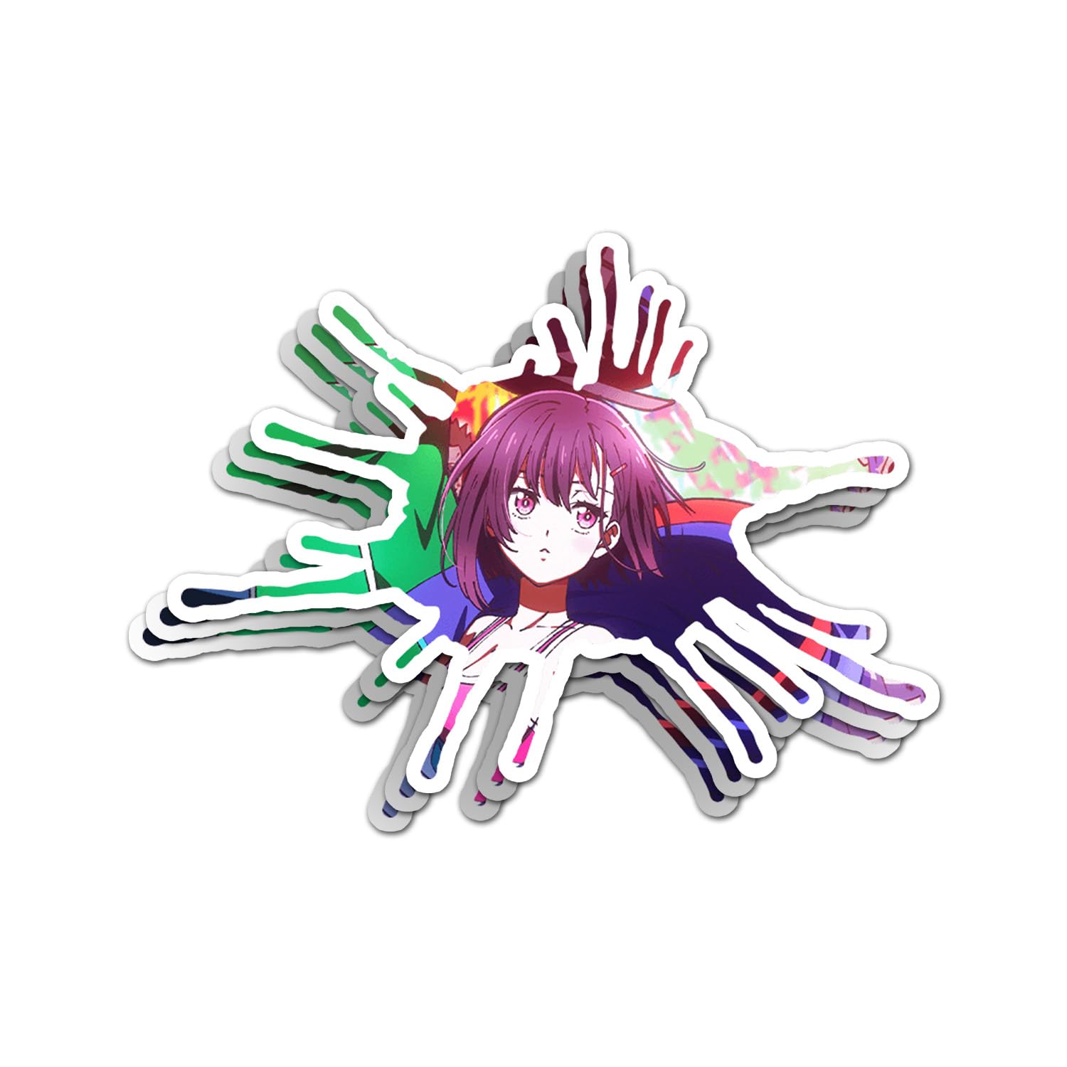 Amazon.com Manga Zom 100 Bucket List of The Dead Merch Shizuka Mikazuki Sticker ST05 Die Cut Sticker Water Assistant for Car Rear View Mirror Laptop Phone Water Bottle