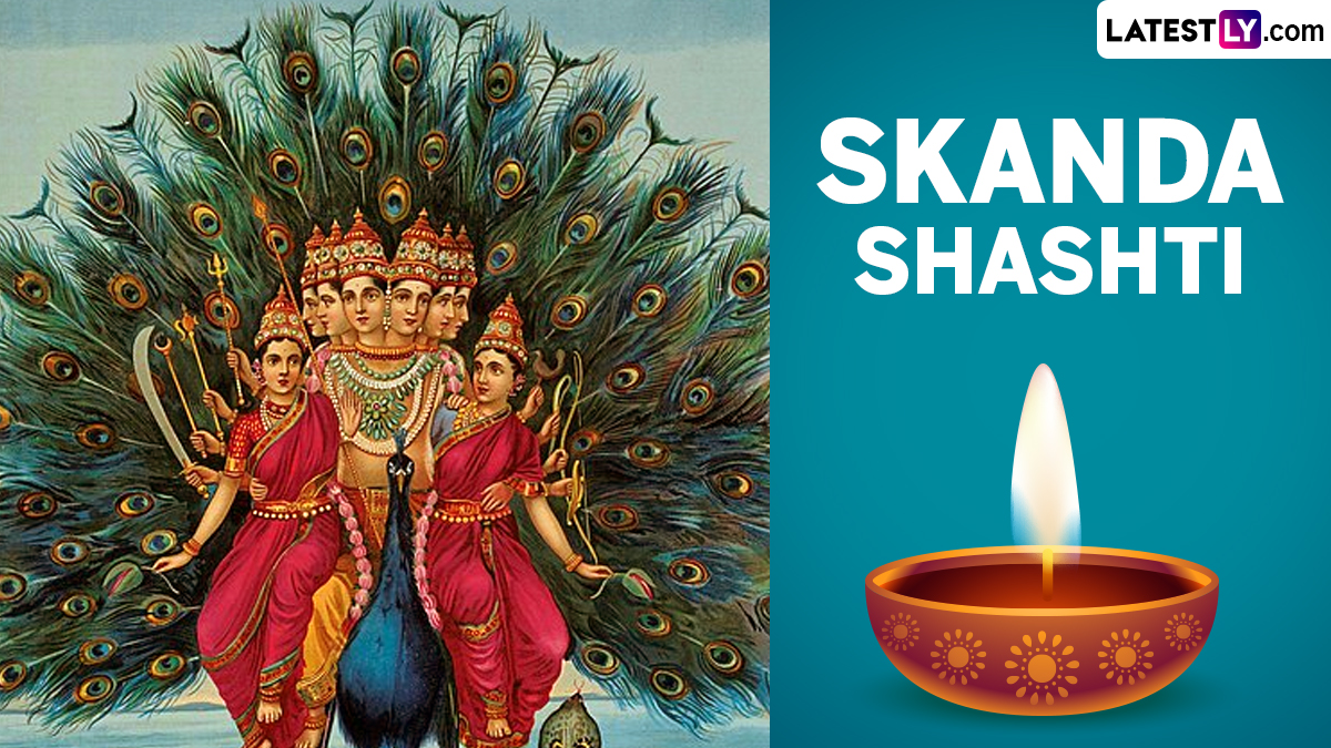 Skanda Sashti 2022 Image and HD Wallpaper for Free Download Online: Share Wishes, Greetings and WhatsApp Messages on This Day Dedicated to Lord Murugan