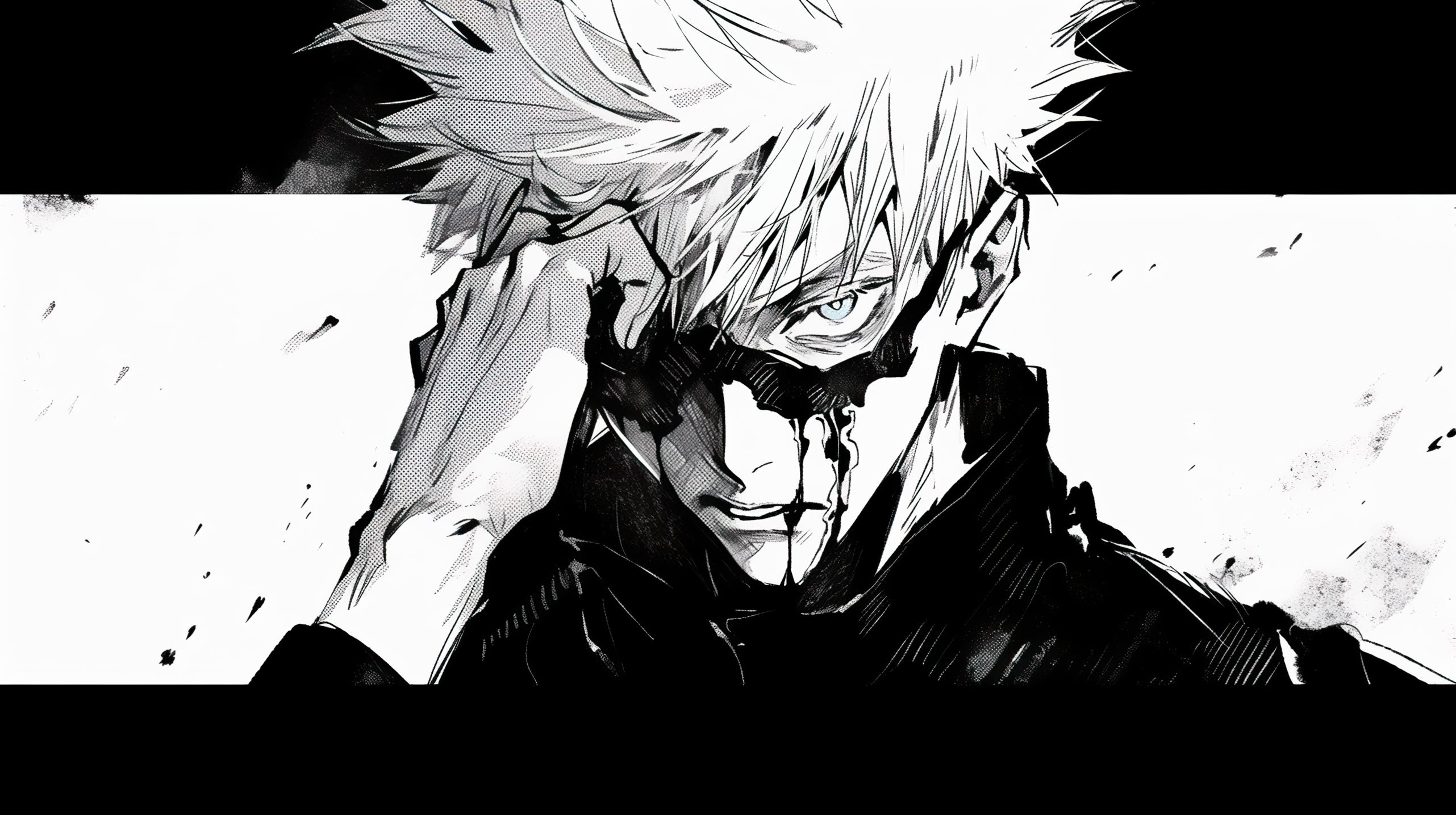 JJK Satoru Gojo Manga Wallpaper