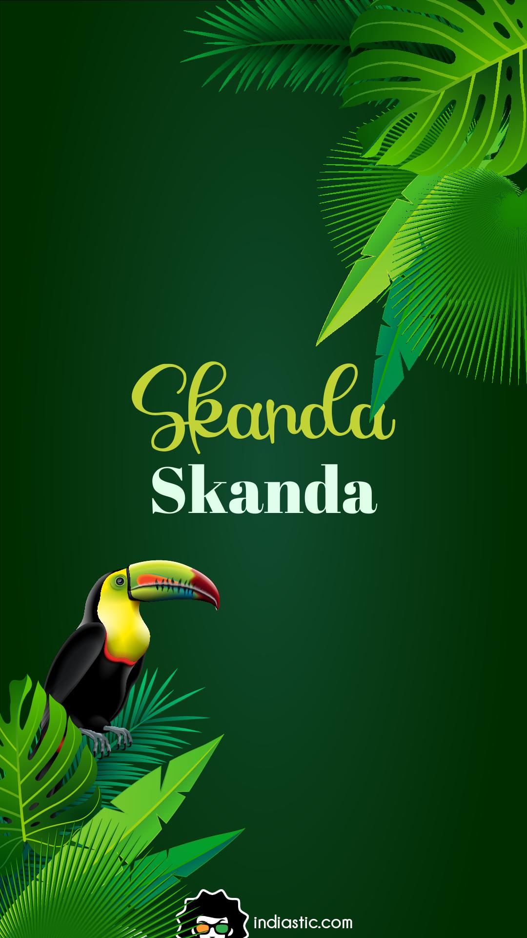 Jungle theme story image with Skanda name