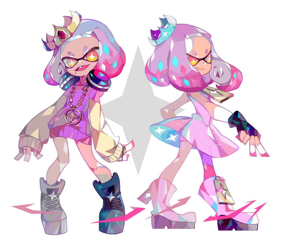 Hime (Splatoon) (Pearl (Splatoon)) Anime Image Board