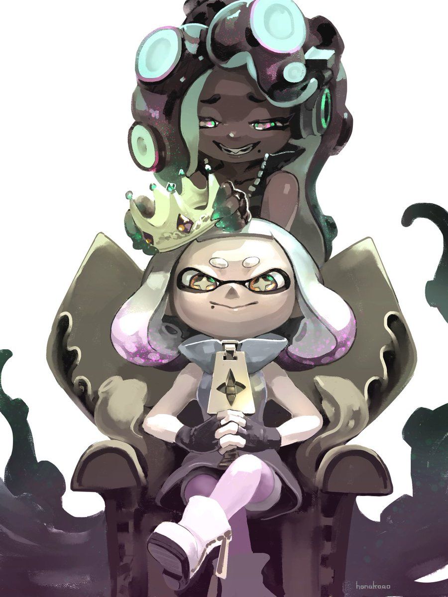Twitter. Splatoon, Splatoon comics, Pearl and marina