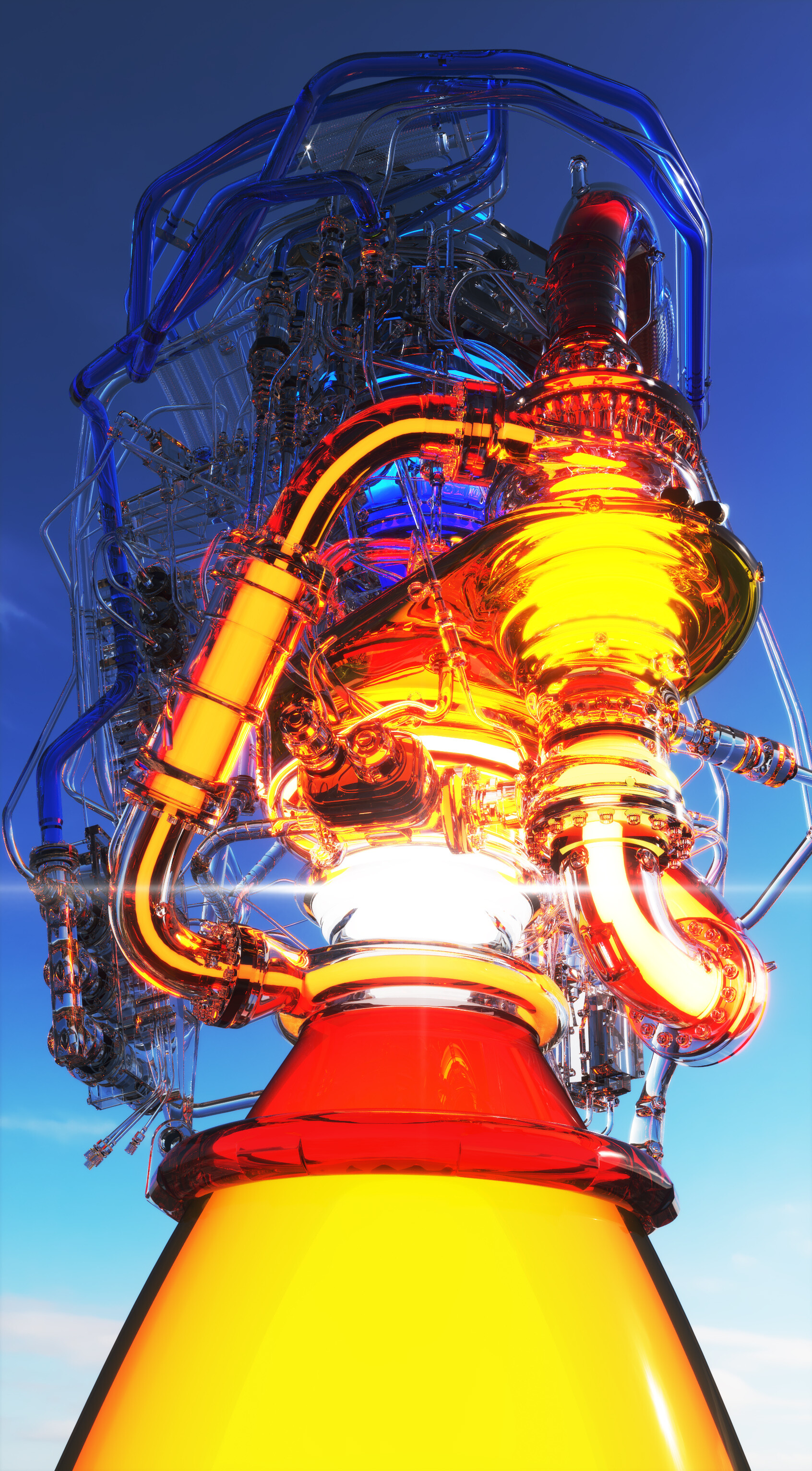 Raptor Engine phone wallpaper