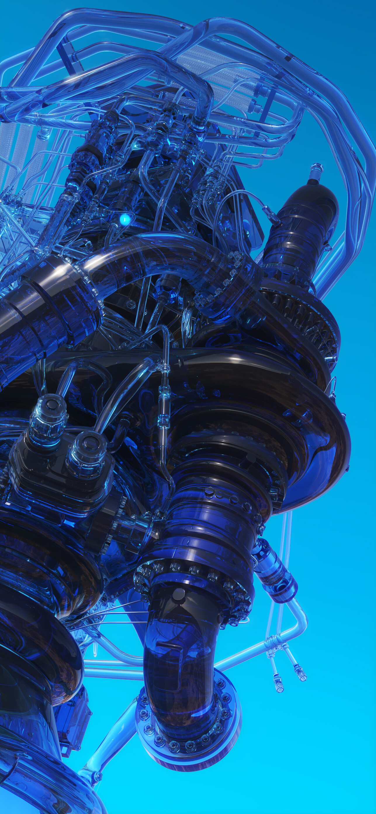 Raptor Engine phone wallpaper