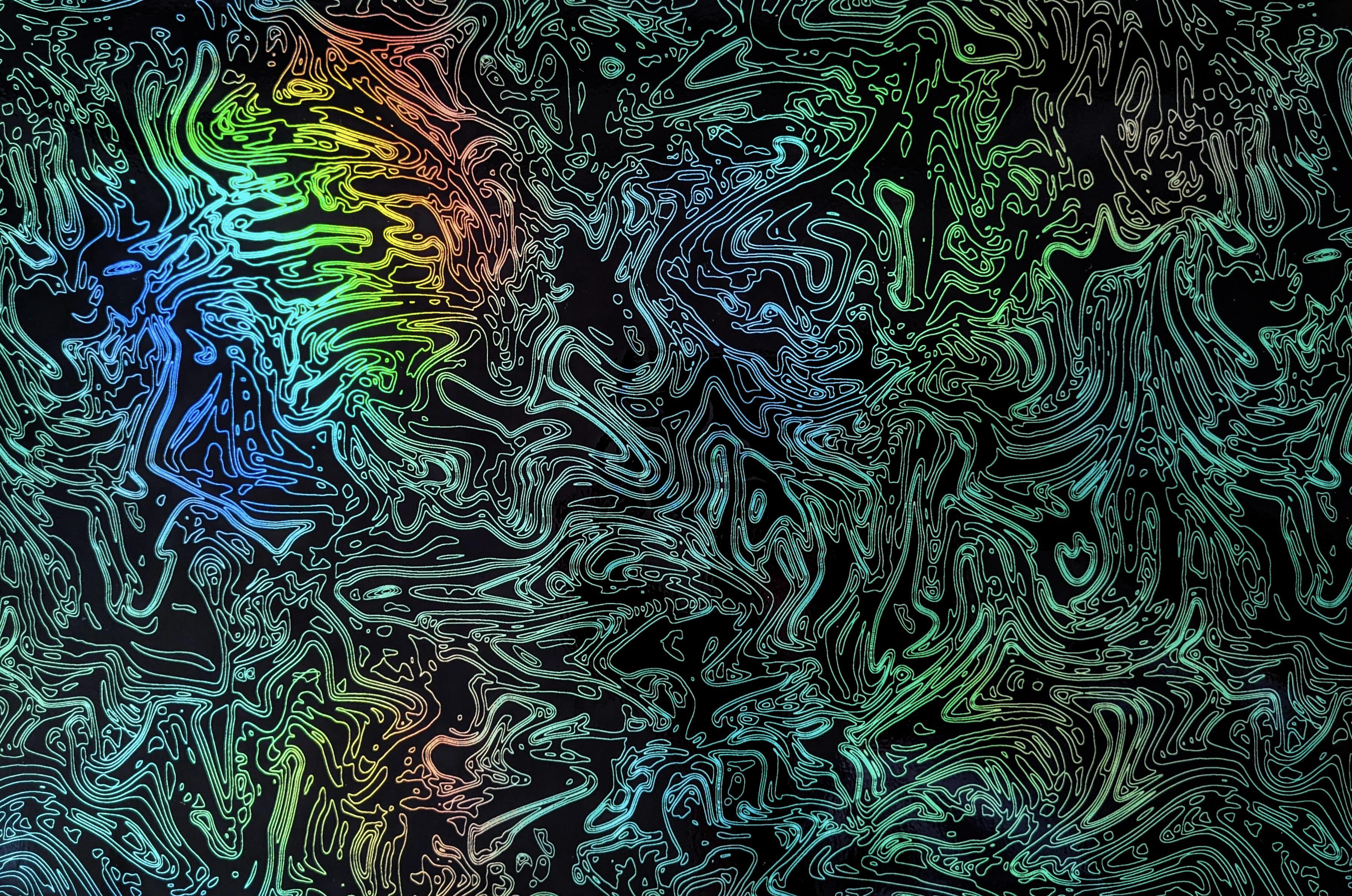 Green Damascus Wallpaper With Holo