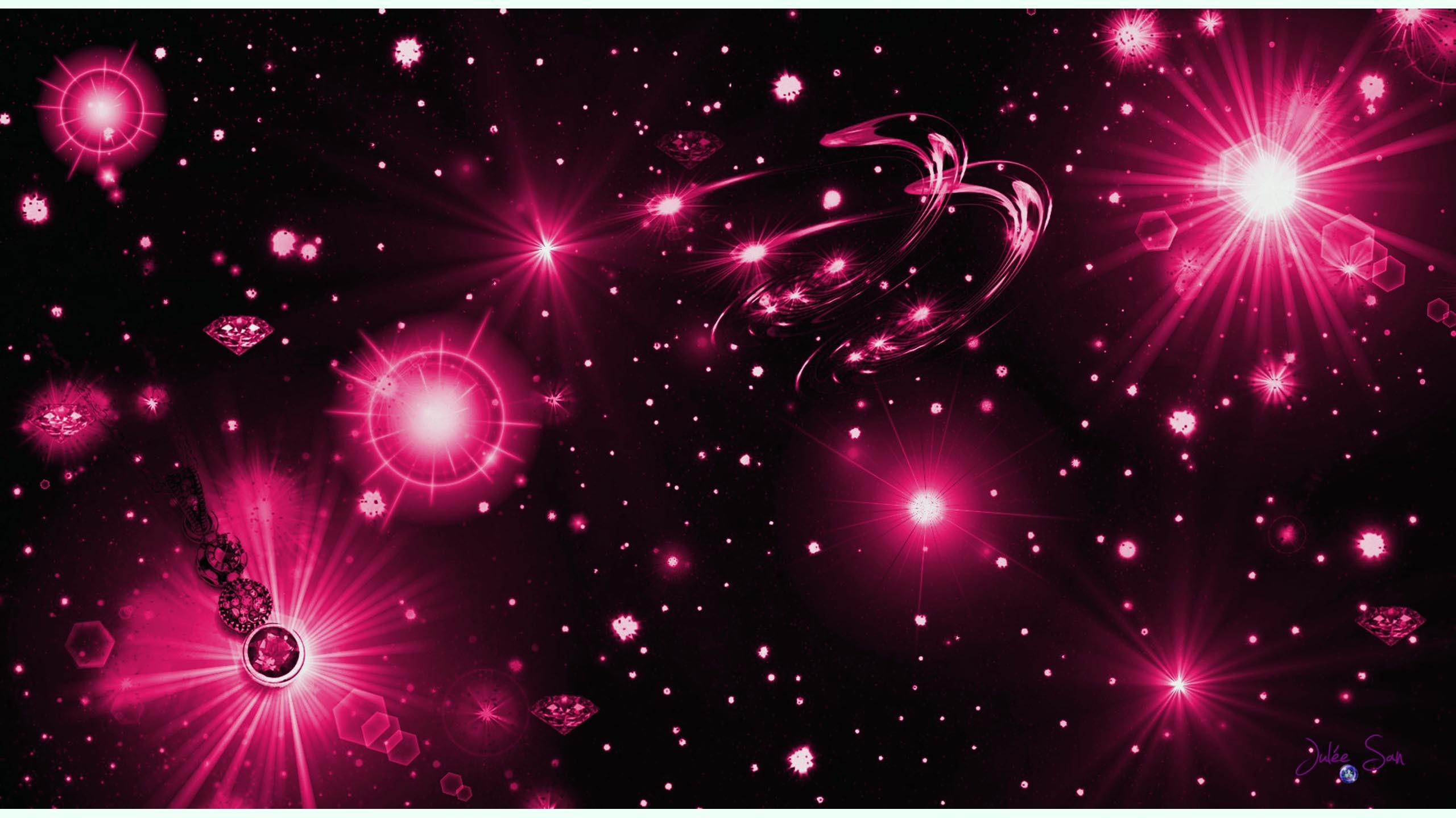 Pink Black Background