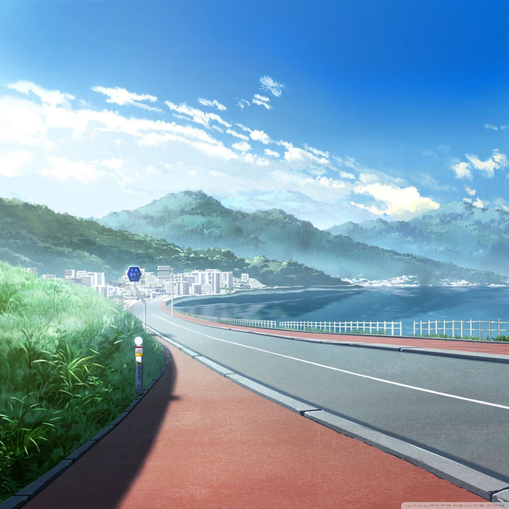 Anime Landscape Ultra HD Desktop Background Wallpaper for 4K UHD TV, Multi Display, Dual Monitor, Tablet