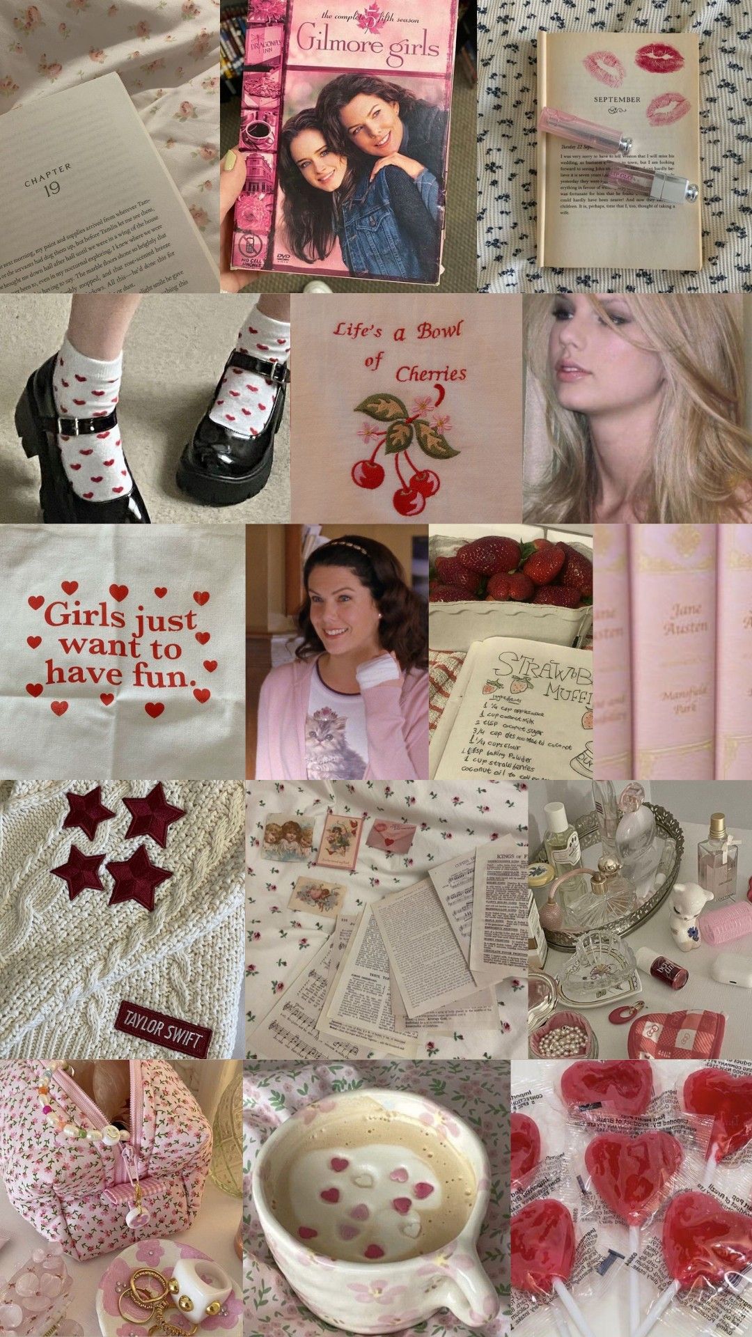 coquette lockscreen <3. Cute wallpaper, Collage phone case, Pretty wallpaper