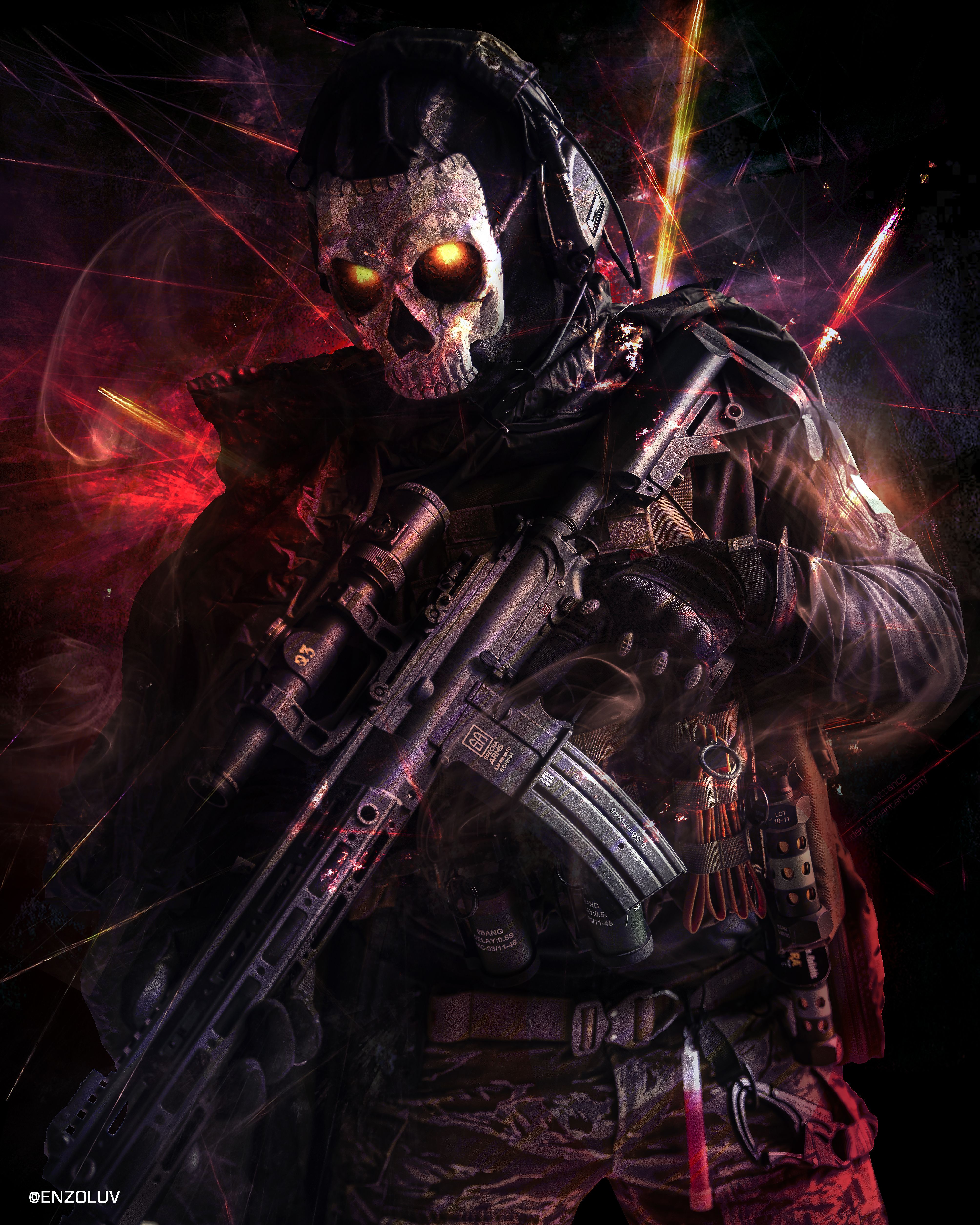 Zombie Ghost. Call of duty, Modern warfare, Call of duty world