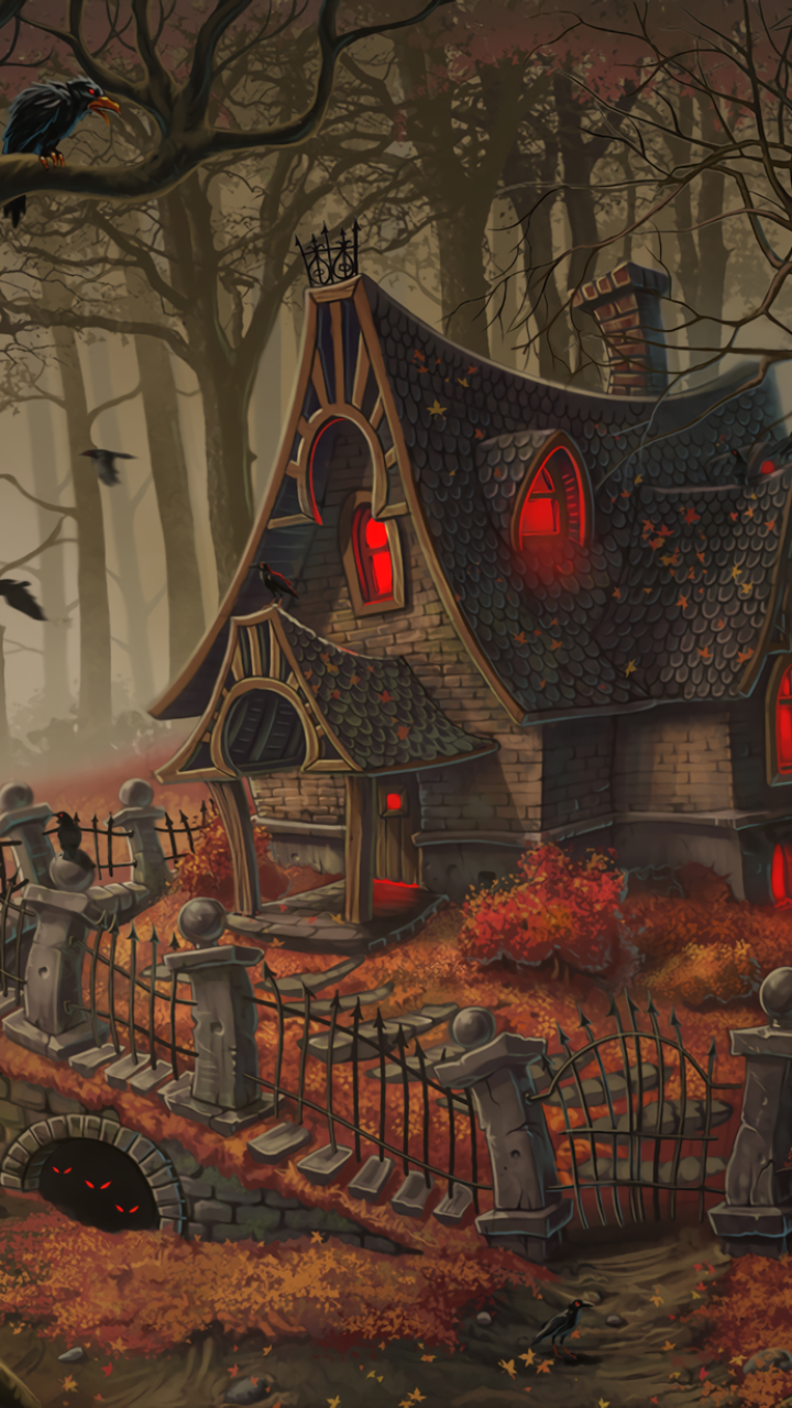 Haunted House in Forest