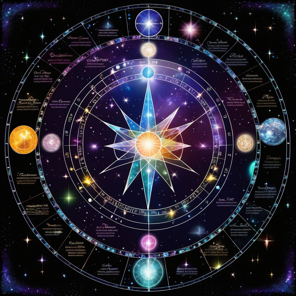 astrological star chart sacred geometry