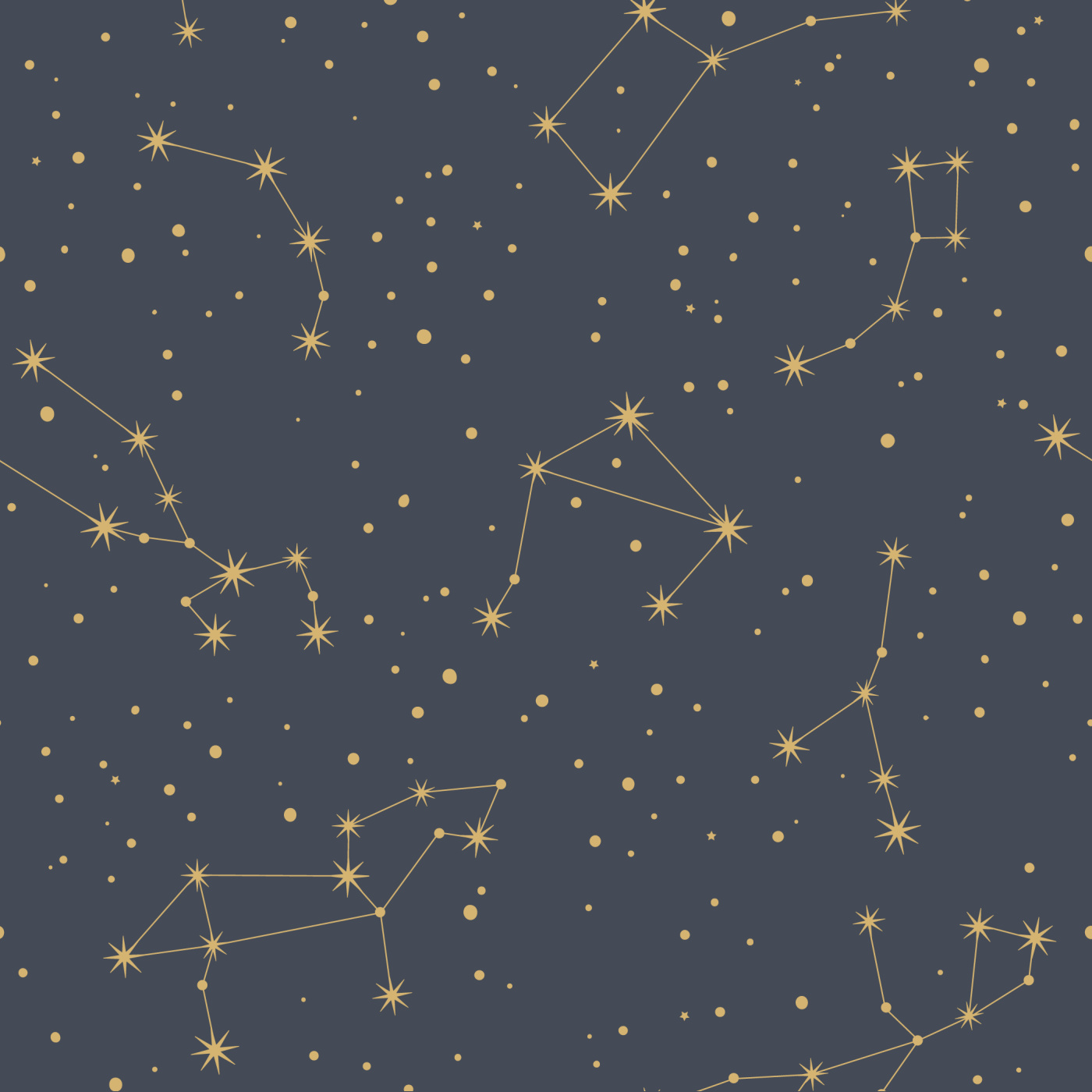 Celestial Constellations Peel And Stick Removable Wallpaper. Love vs. Design