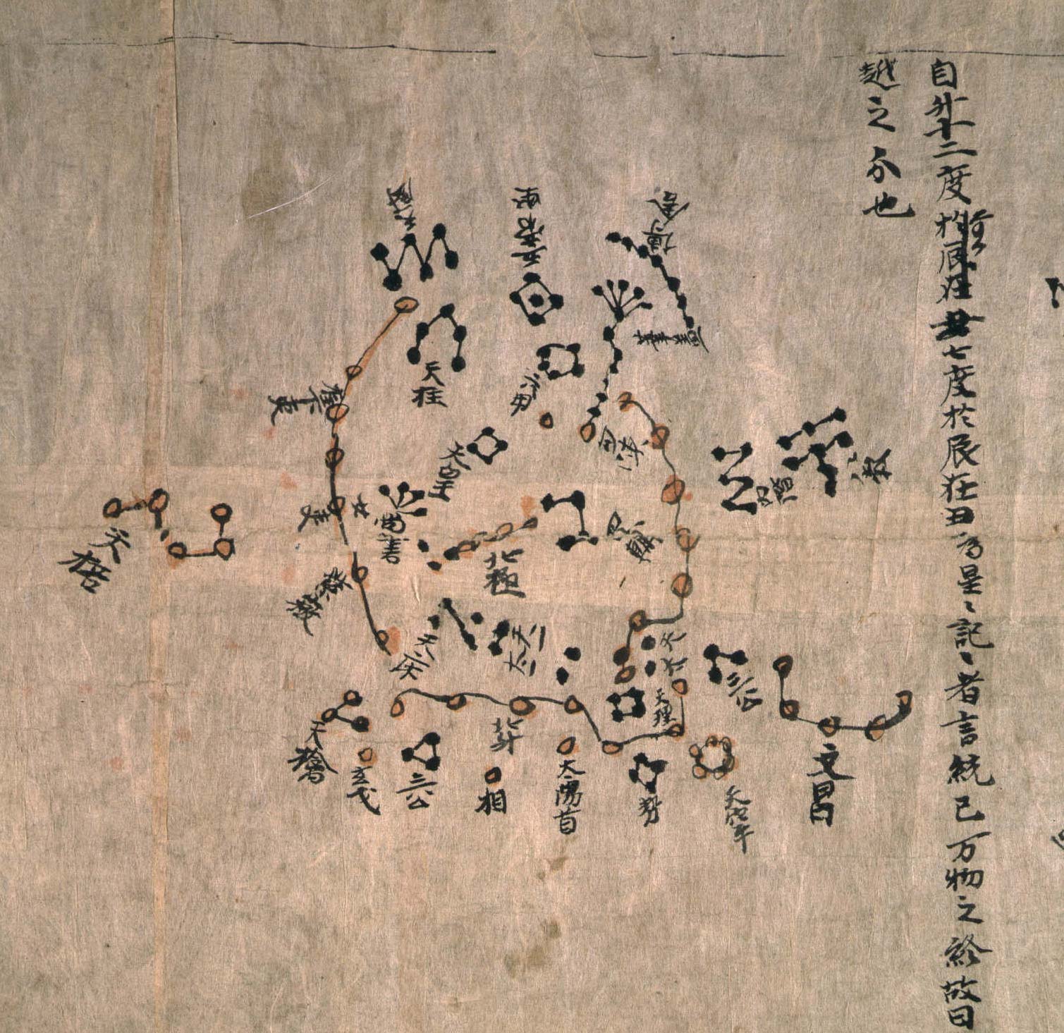 Dunhuang Chinese Star Chart. The British Library