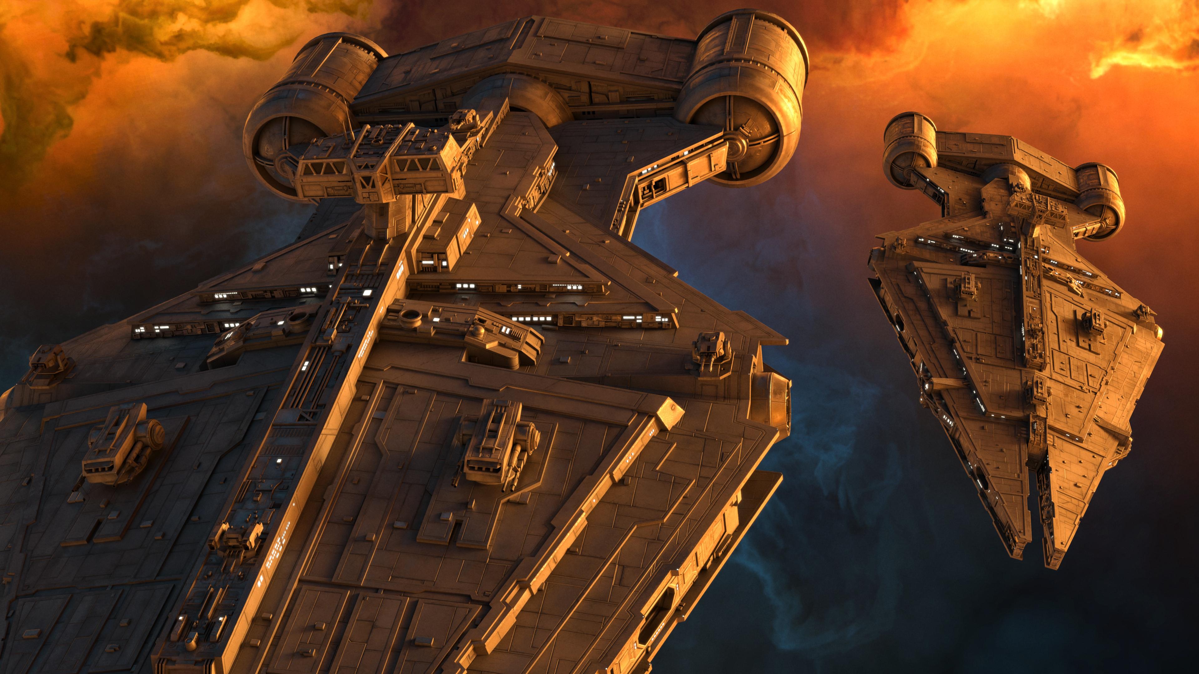 Imperial Arquitens Class Light Cruiser (new 4k Wallpaper)