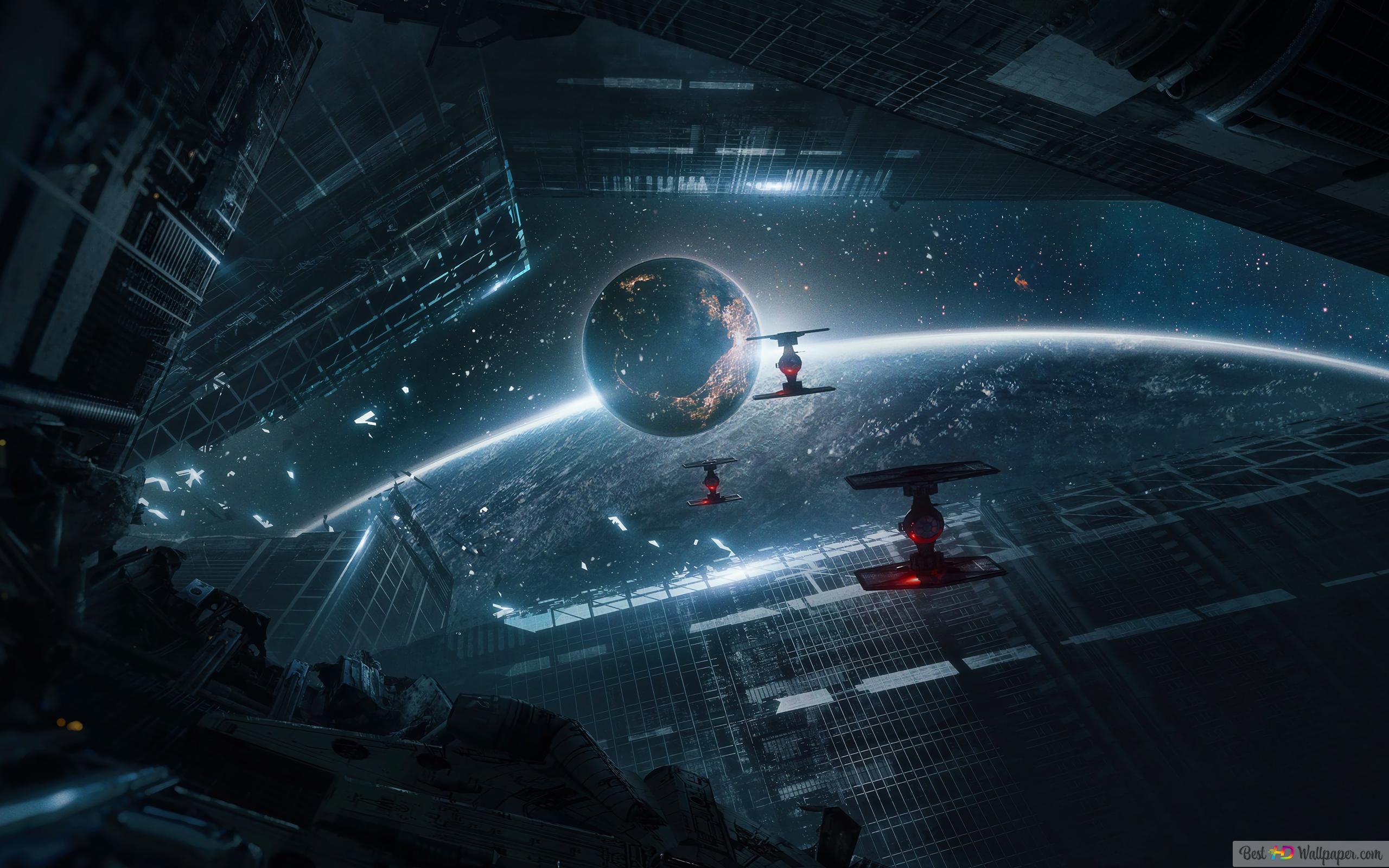 Star Wars Tie Fighter 4K wallpaper download