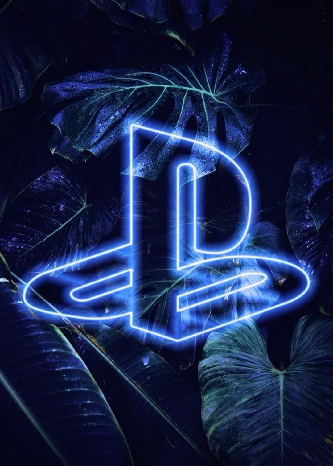 My console logo. Wallpaper iphone neon, Neon wallpaper, Blue wallpaper iphone