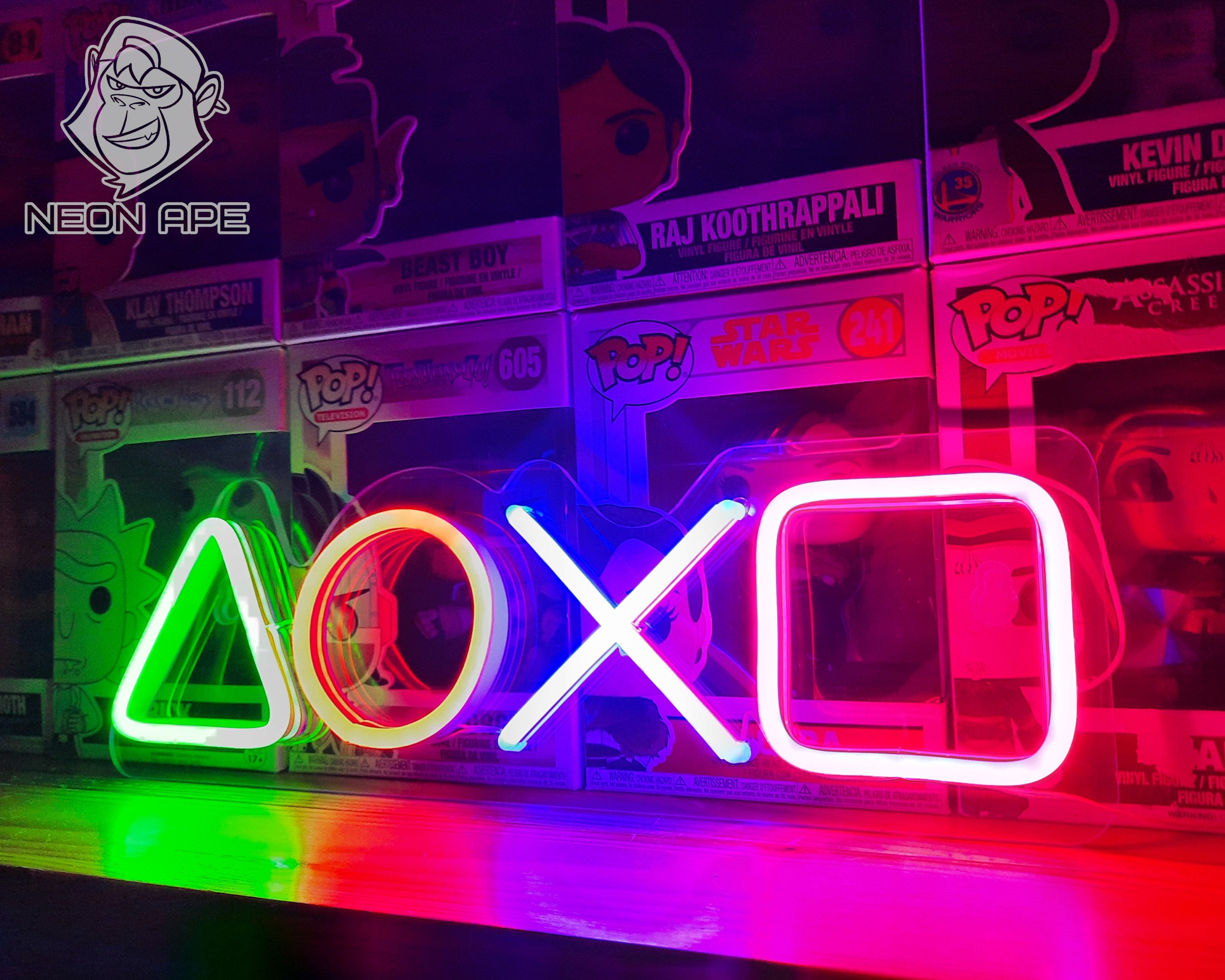 Playstation Neon Led Sign Custom Neon Sign Neon Sign Game