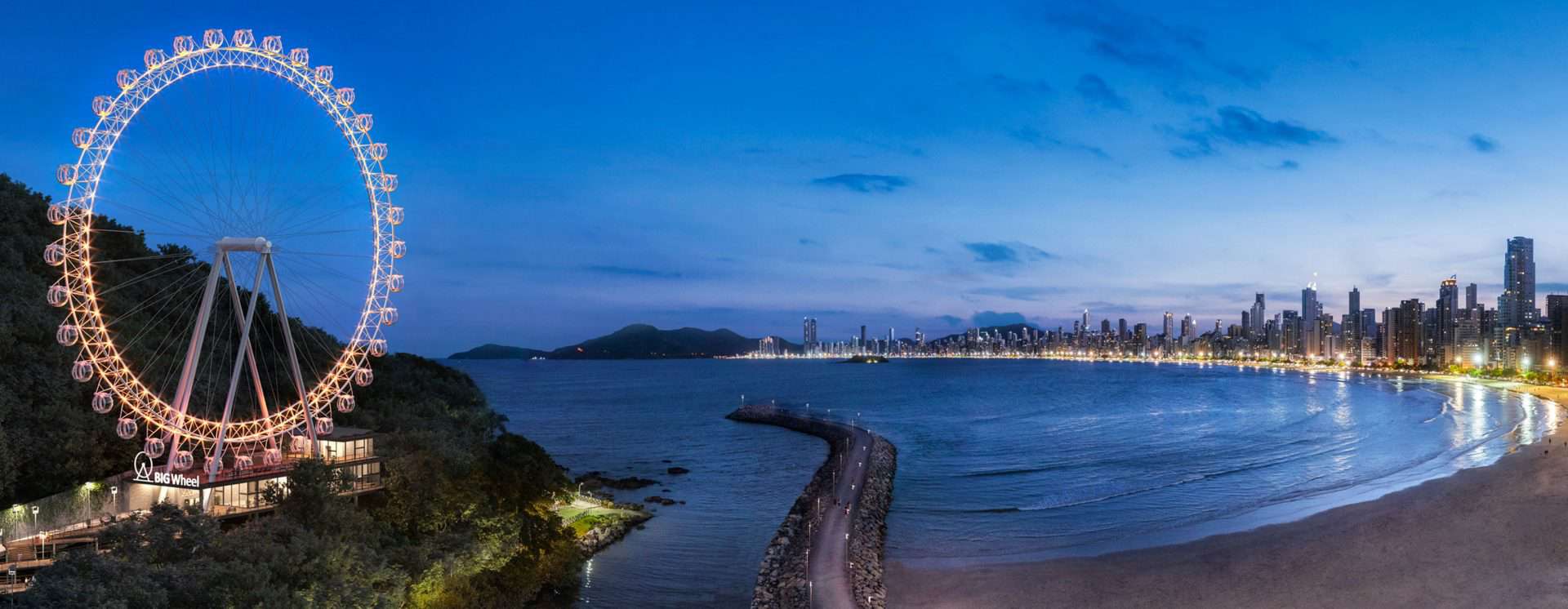 Roda gigante de Balneário Camboriú já tem nome: FG BIG WHEEL Quanto Custa Viajar