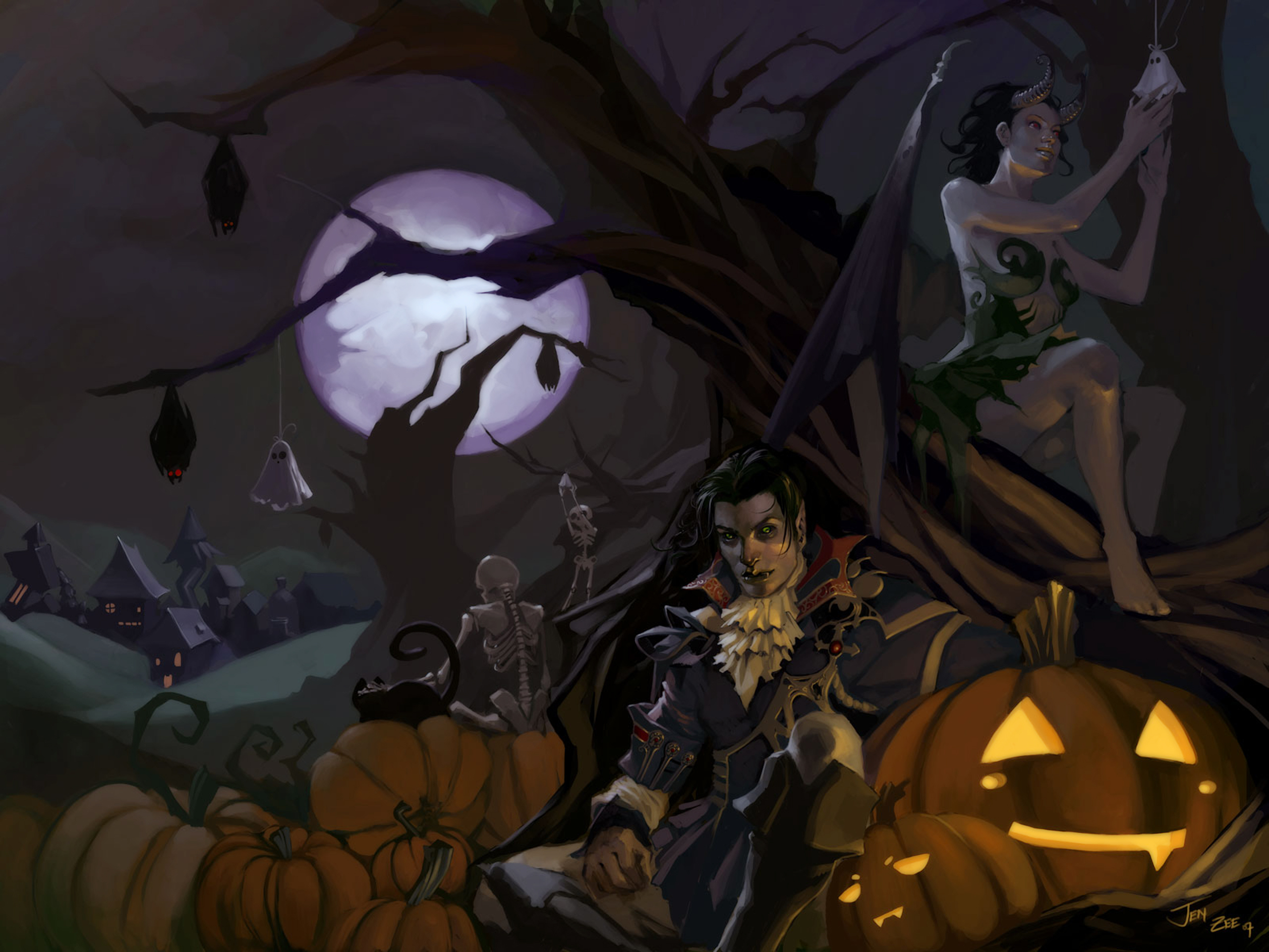 Holiday Halloween HD Wallpaper