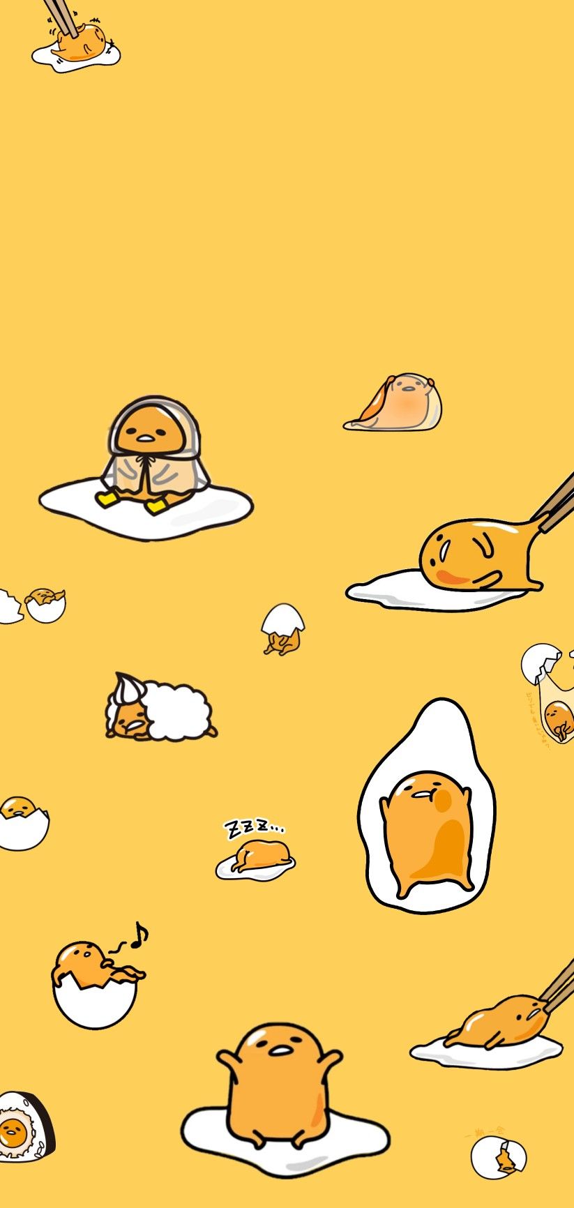 ヾ(＾-＾)ノ gudetama wallpaper !!. Cute