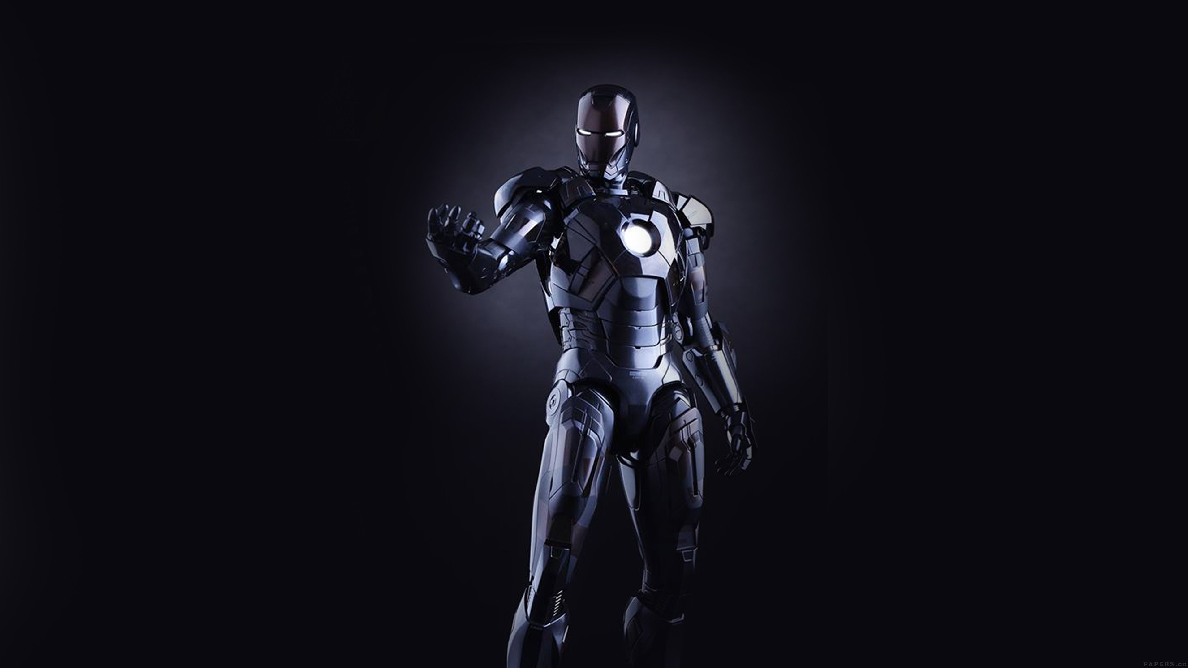 Ironman Dark Figure Hero Art Avengers