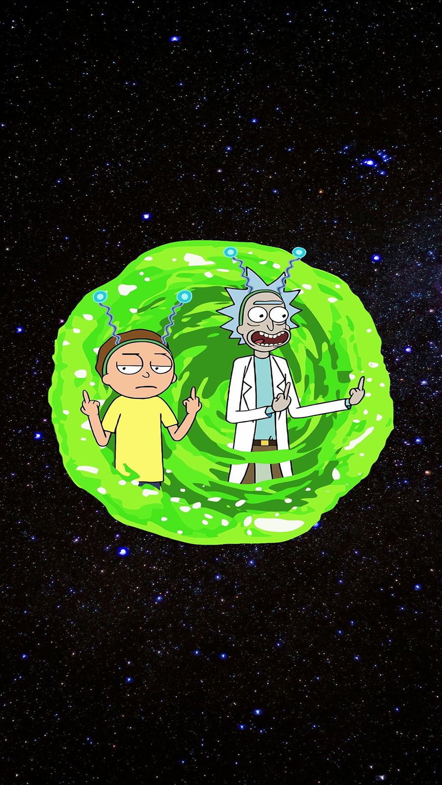 Rick and Morty iPhone Wallpaper