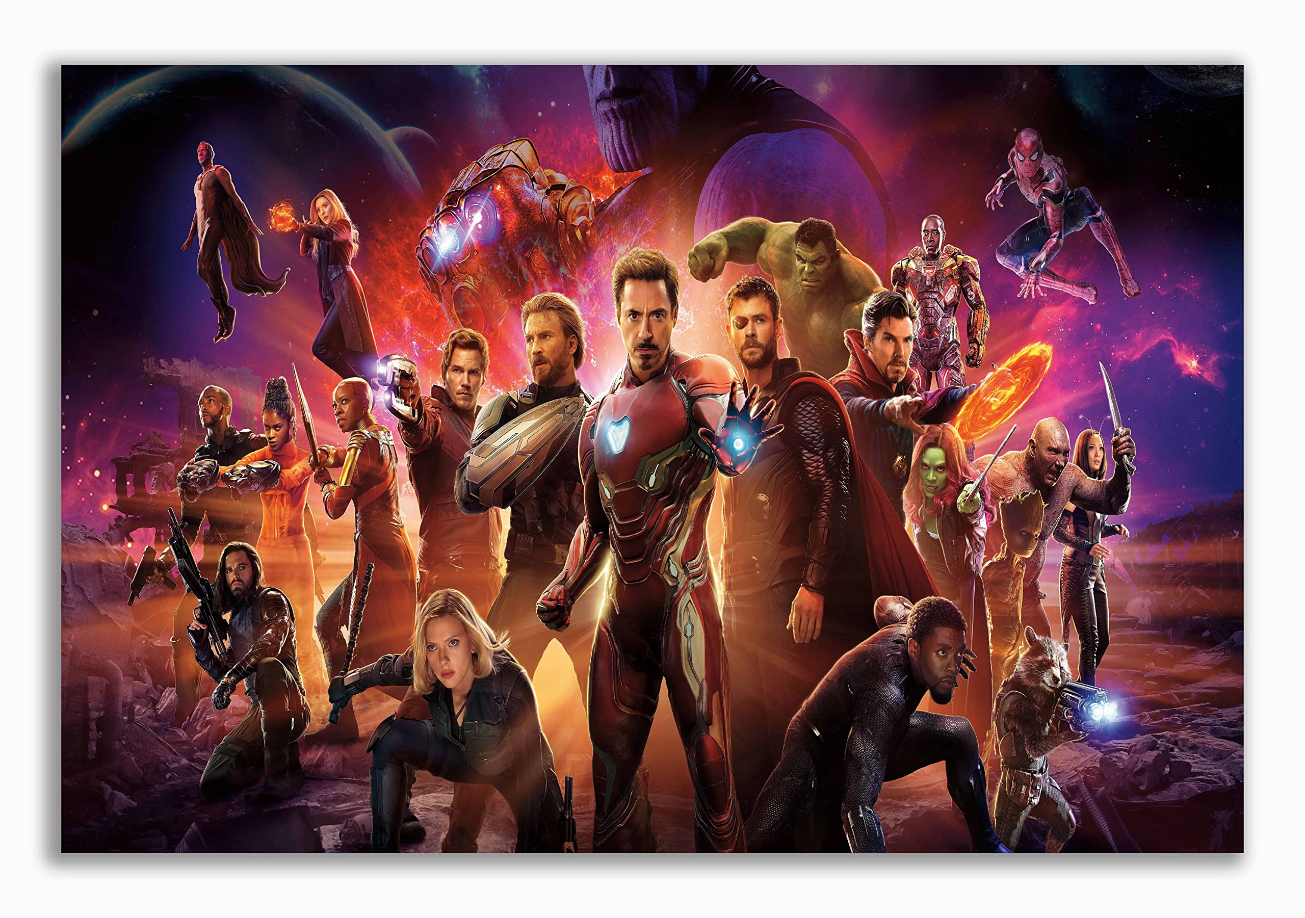 PRINTHUBS Superhero Marvel Avengers Poster for Room Home Office Interior Wall Decor (Size 12x18 Inch) S20, Amazon.in: Home & Kitchen