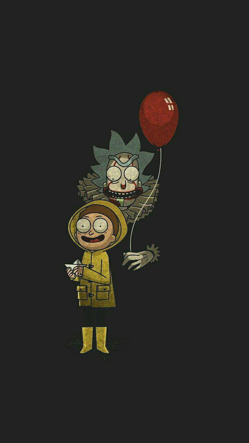 Download Rick And Morty Phone It Wallpaper