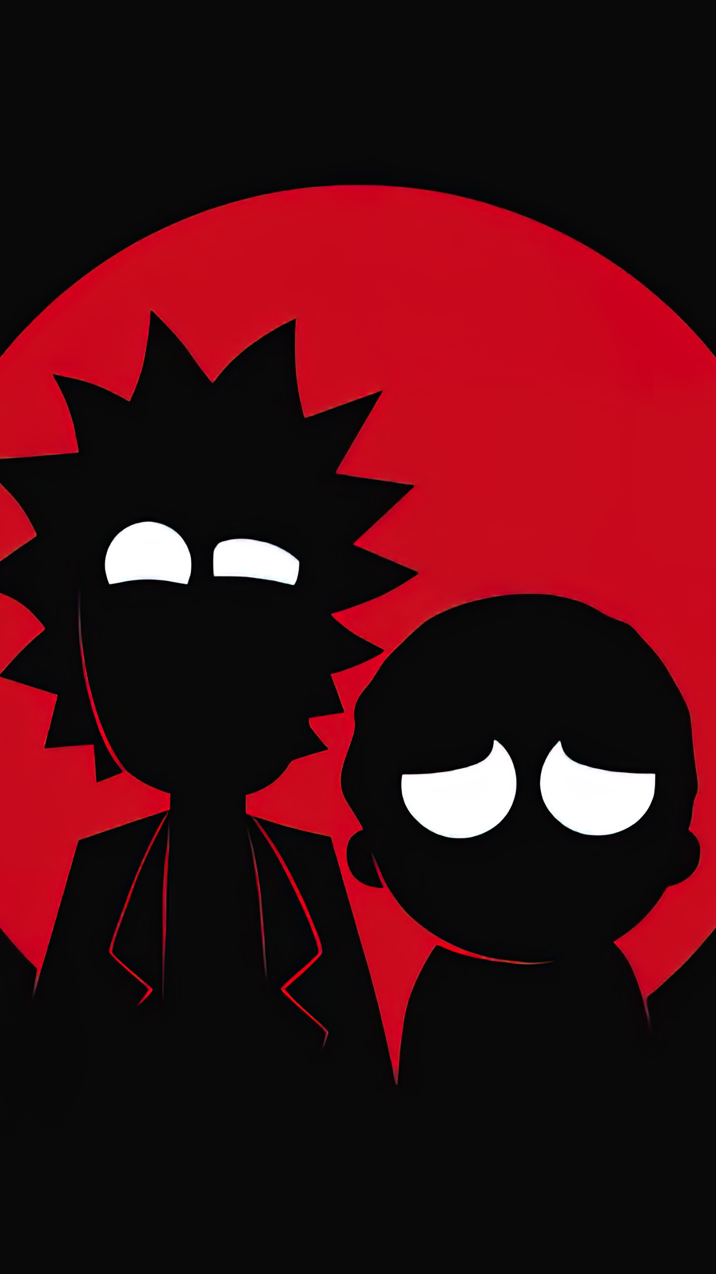 Rick and Morty Wallpaper 4K, AMOLED, Rick Sanchez, Morty Smith