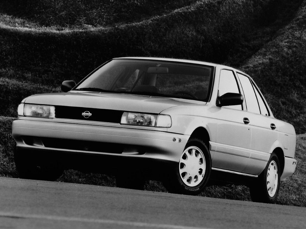 Nissan Sentra North America (B13)'08.1990–08.1992. Nissan sentra, Nissan, Câmbio automático