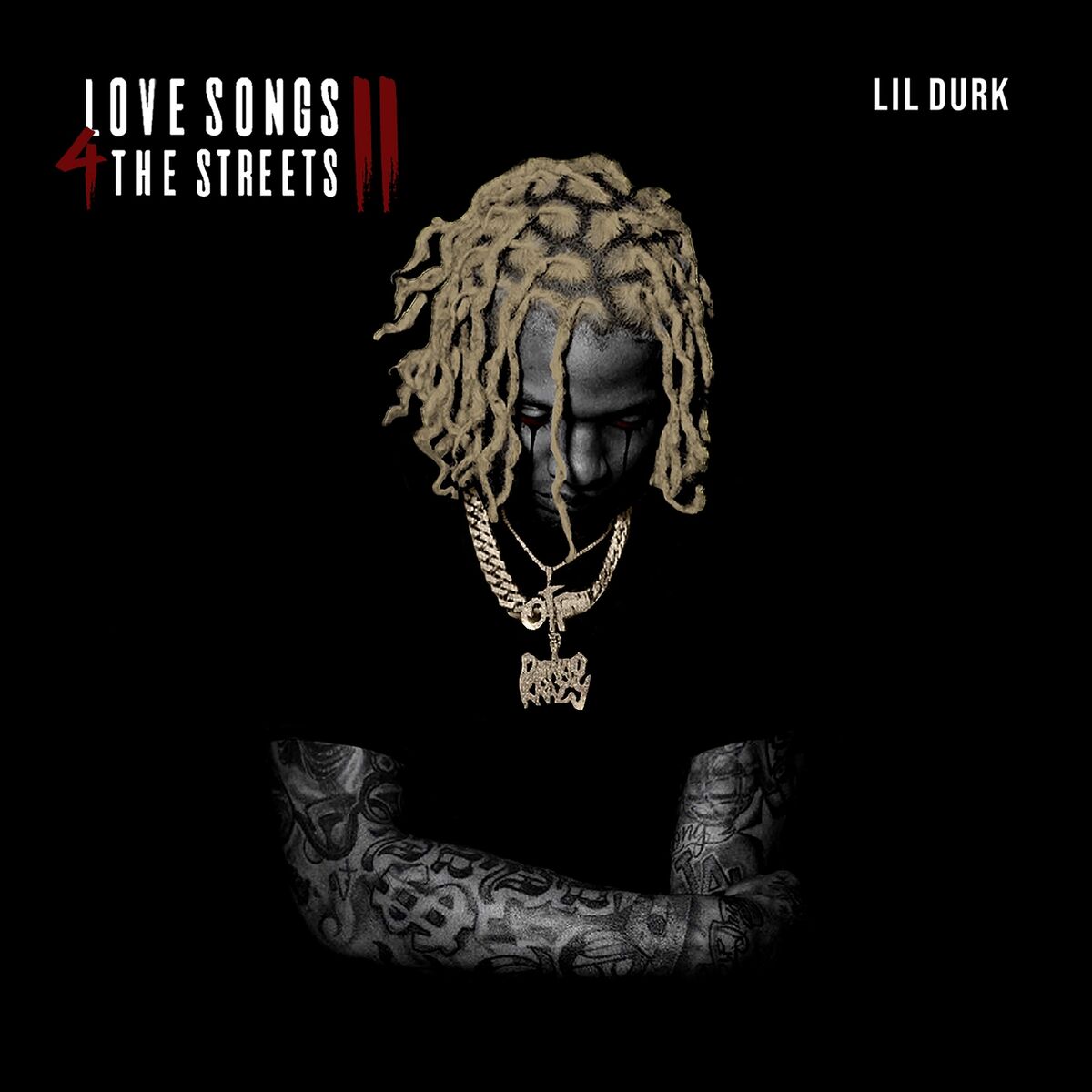 Lil Durk &;Love Songs 4 the Streets 2&; Music Album Poster Art Canvas HD Print