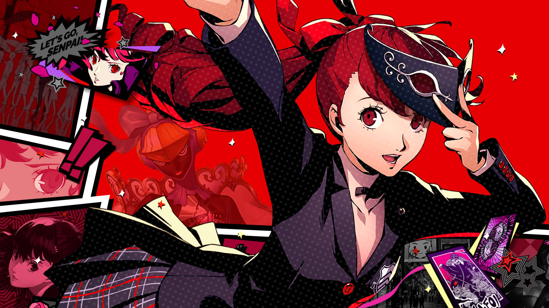 Download Join Sumire Yoshizawa On Her Journey In Persona 5: Royal Wallpaper