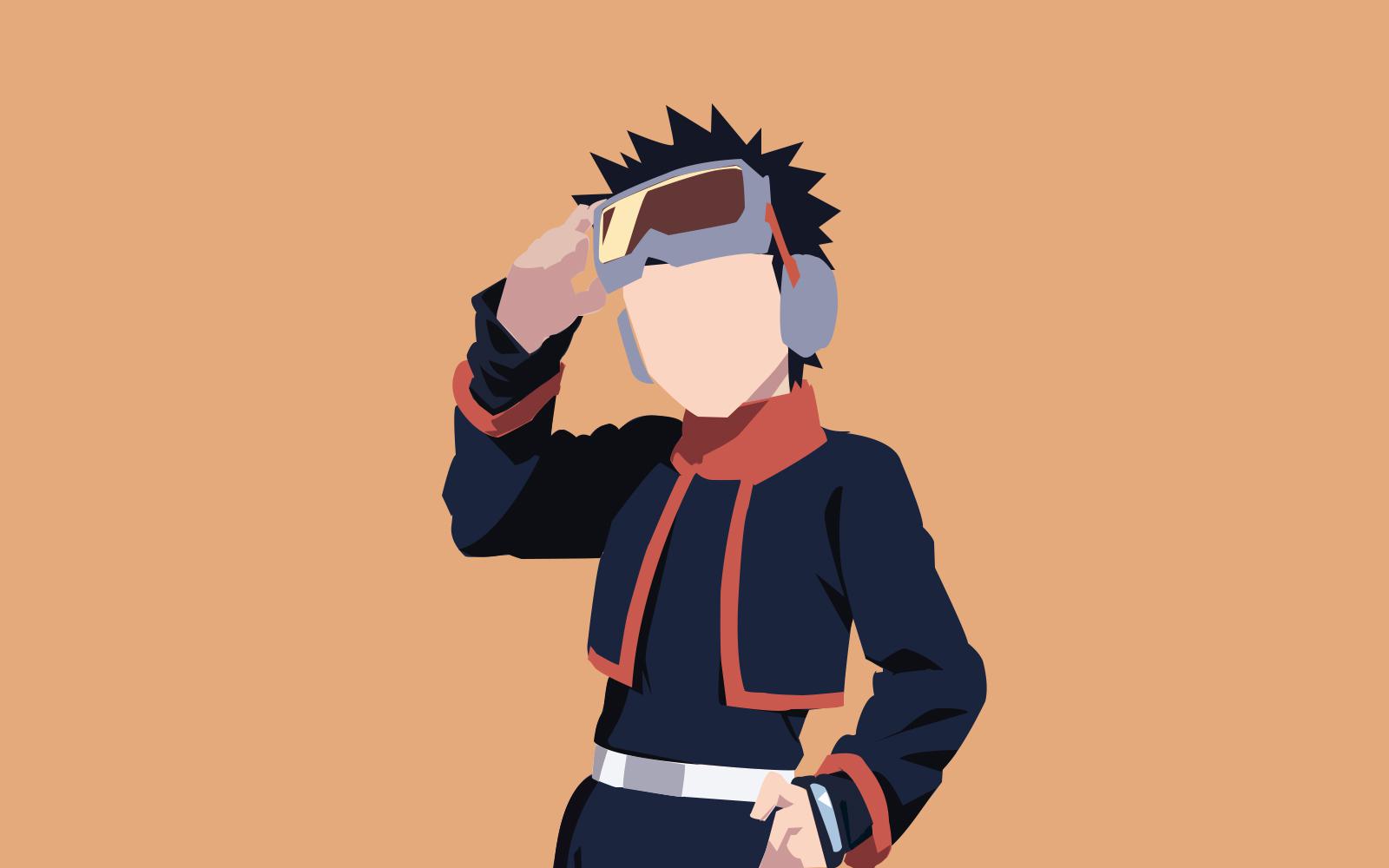 Made minimalist art of Obito (kid)