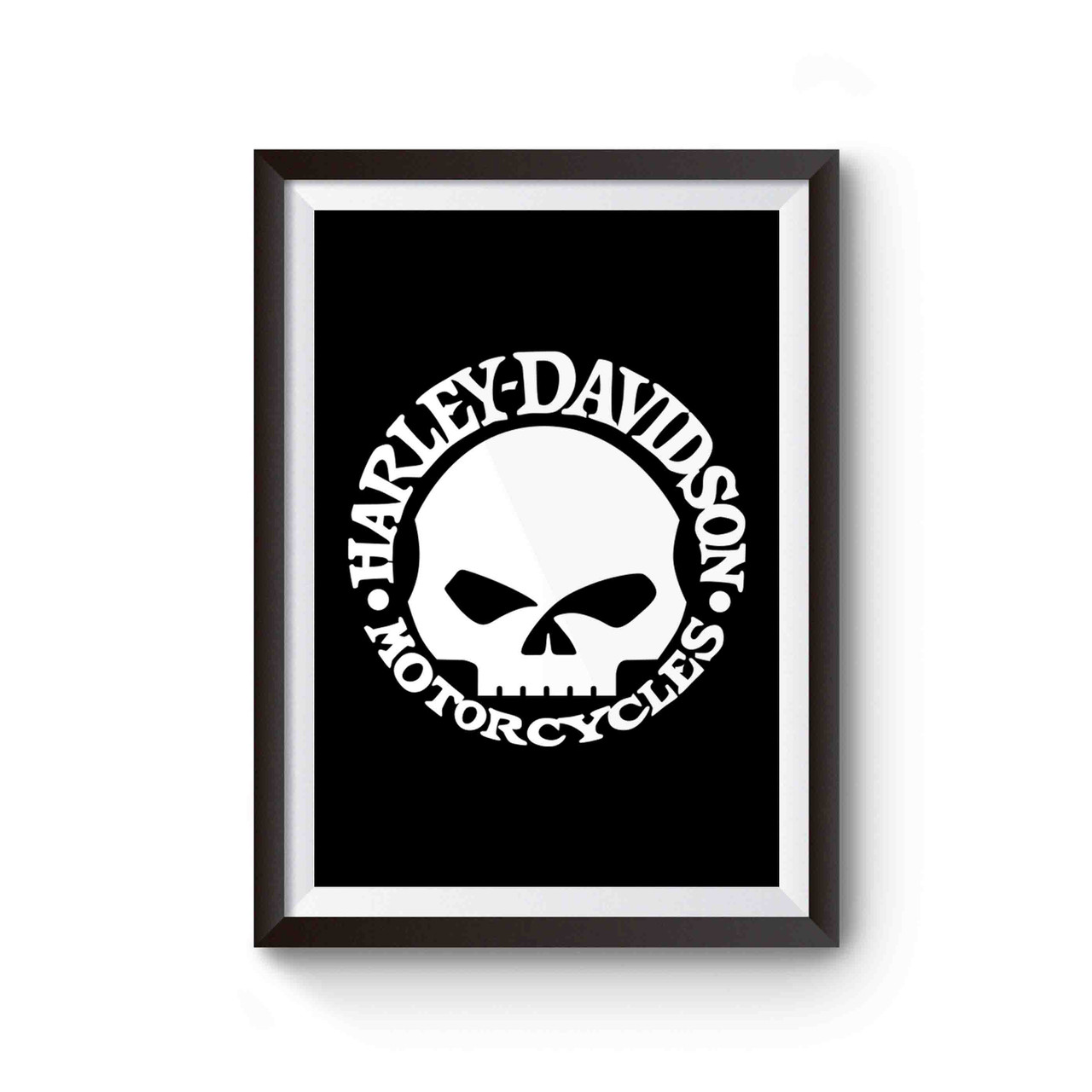 Harley Davidson Willie G Skull Distressed Poster