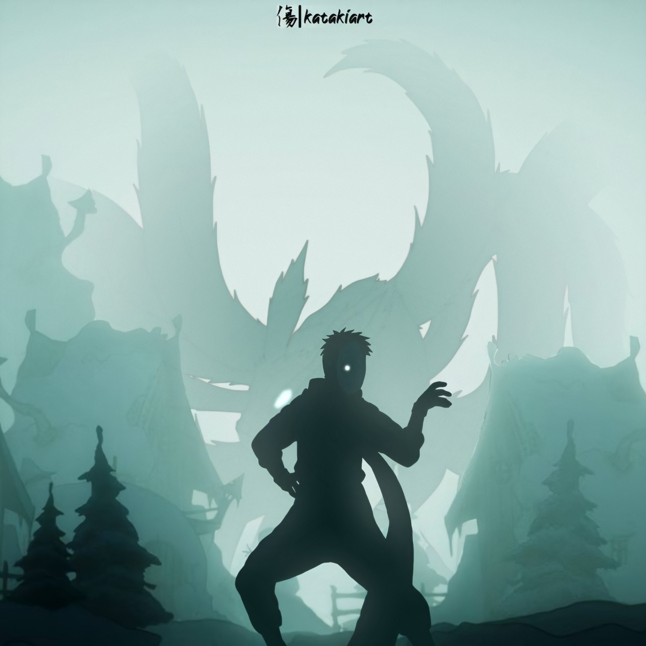 Obito & Kyuubi Wallpaper By Me, Hope You like It ✊