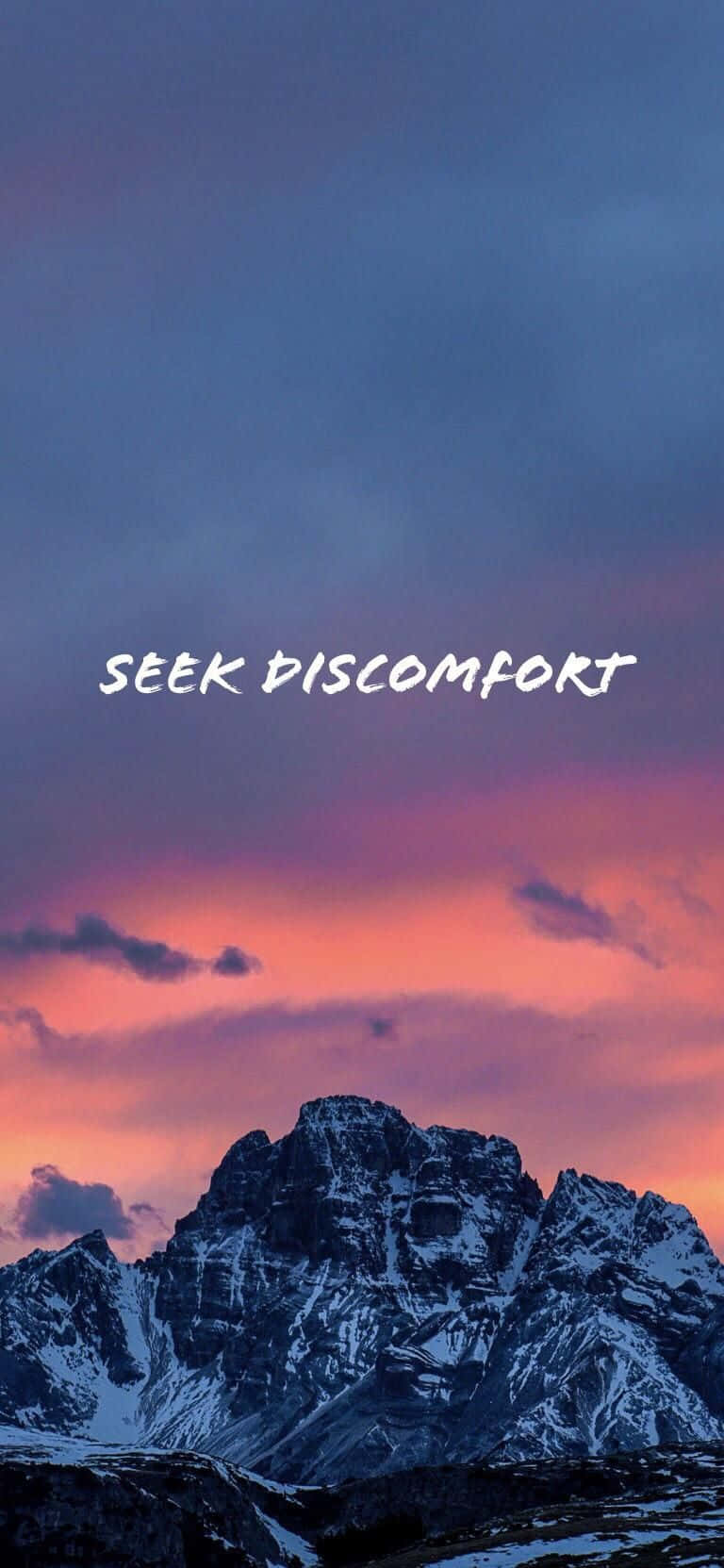 Download Seek Discomfort And Be Uncomfortable Wallpaper
