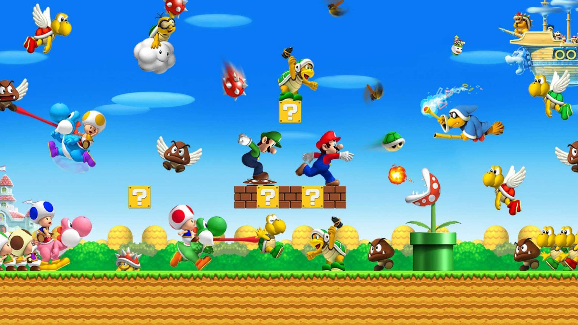 Super Mario Virtual Background